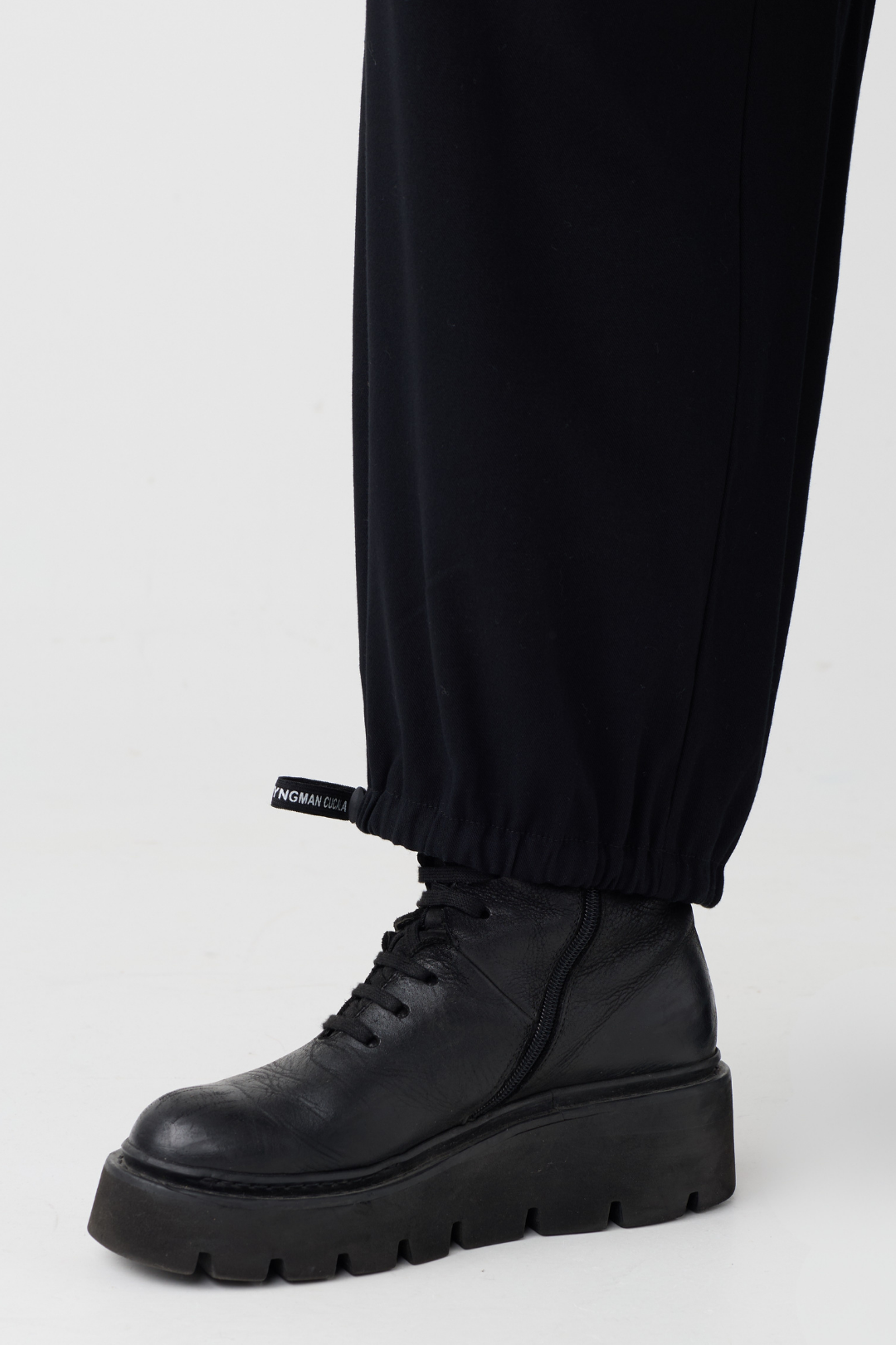 Lurdes Bergada Black Toggle Hem Trouser 330