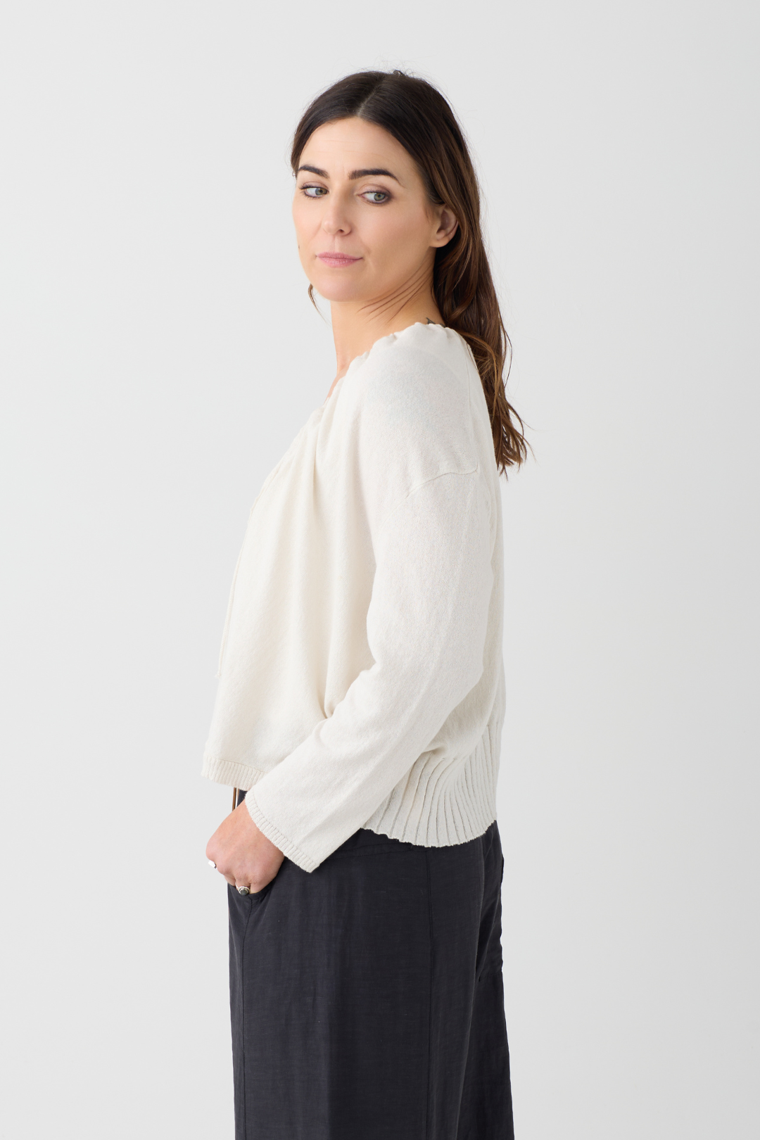 Lurdes Bergada Bone Cardigan