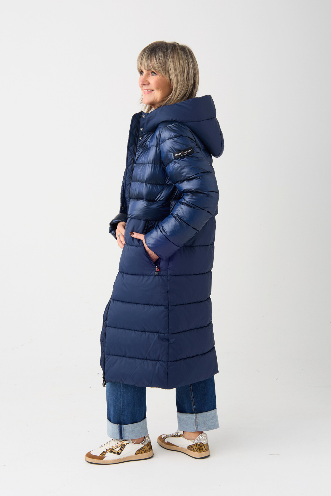FF Midnight Blue Contrast Thermolite Coat