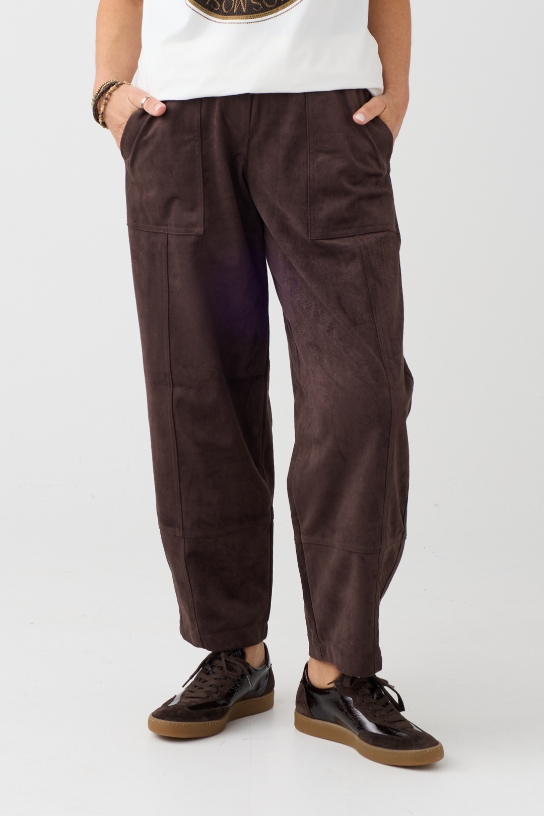Mac Tilda Truffle Brown Worker Trouser