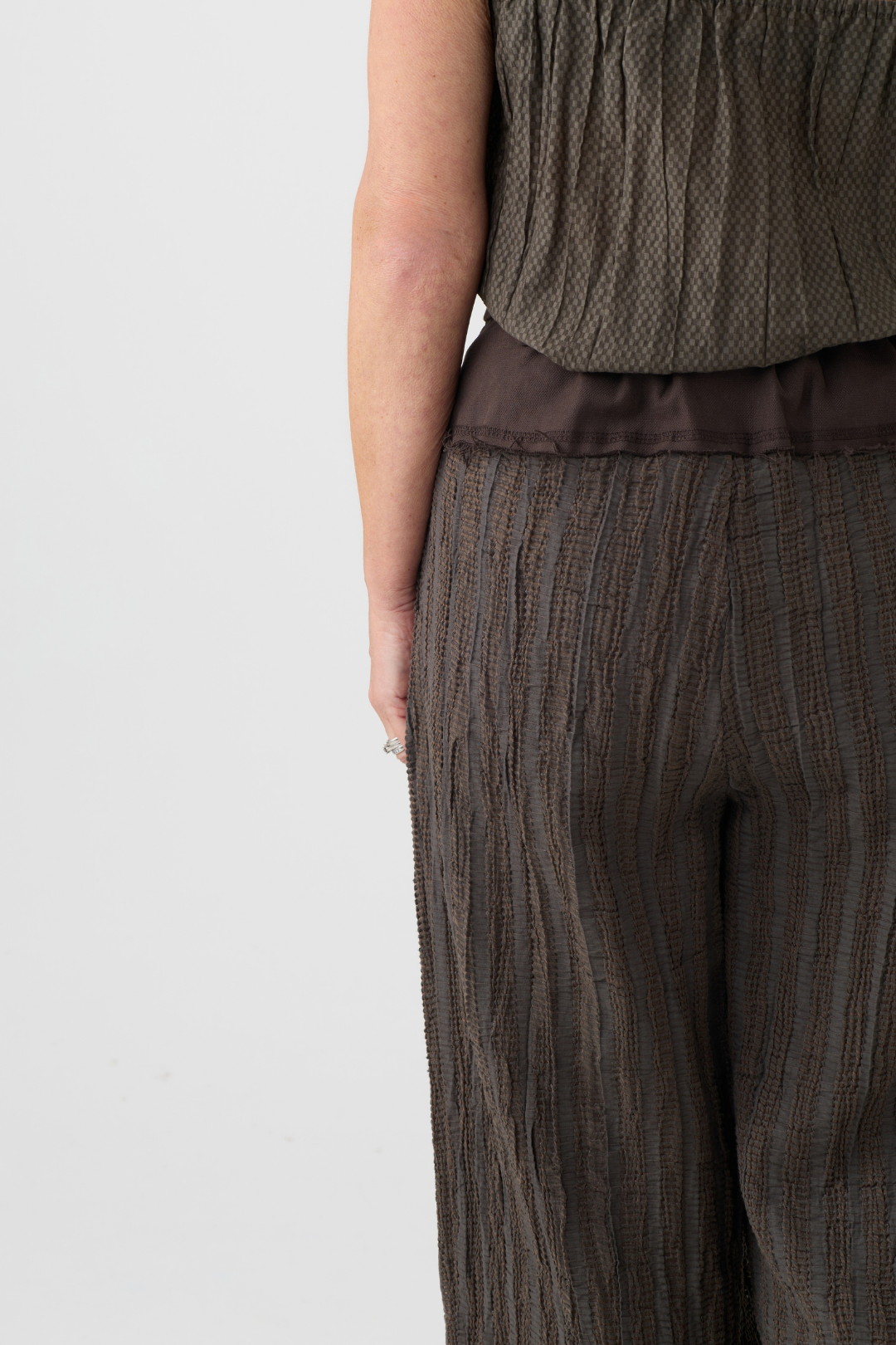el2 Dark Brown/Khaki Trouser 8012