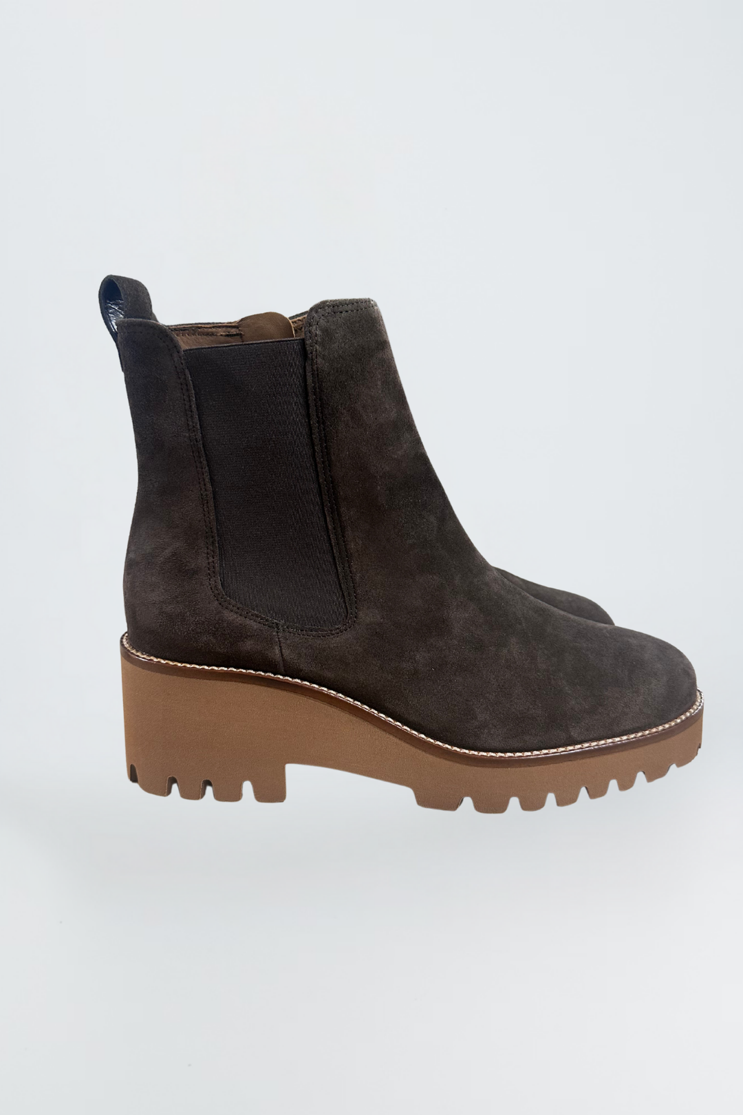 Paul Green Mocca Soft Suede Platform Boot