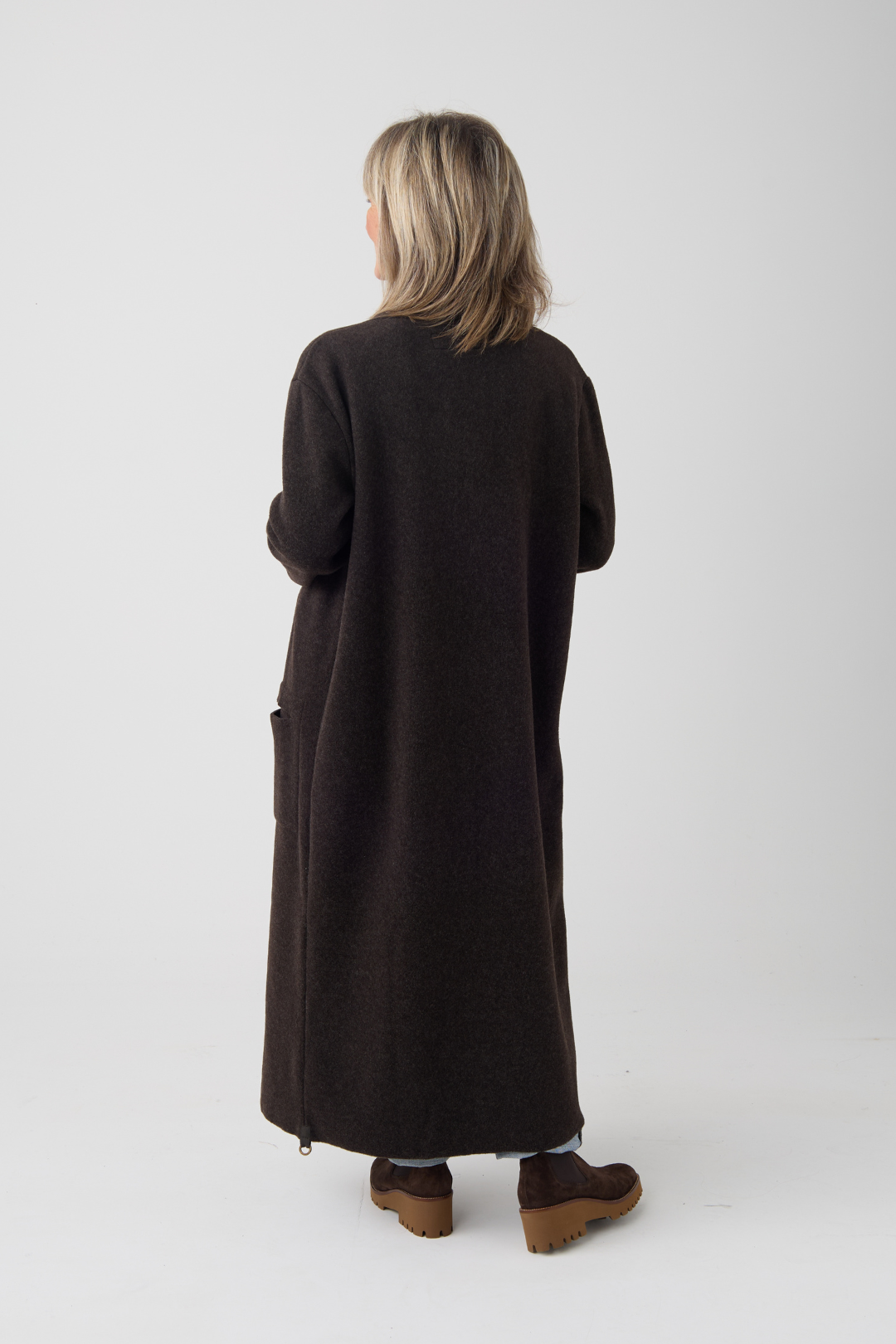 Henriette Steffensen Chocolate Long Cardigan