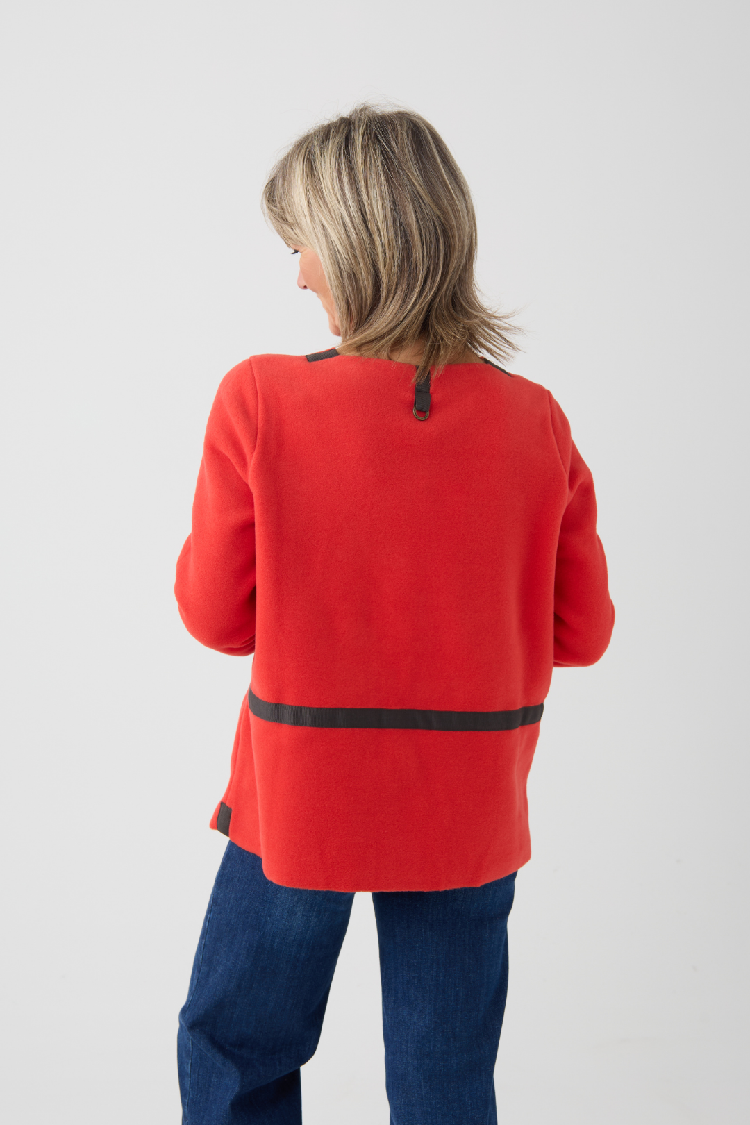 HS Tomato Jumper w/Band at Waist