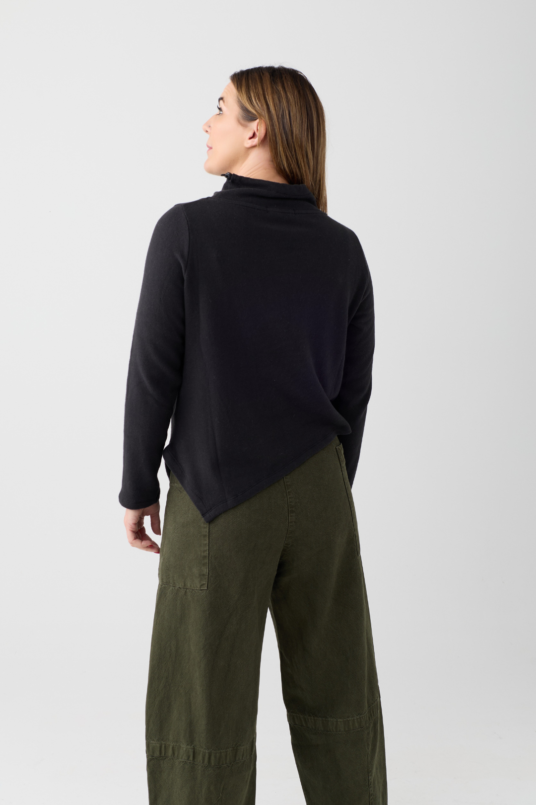 Lurdes Bergada Black Long Sleeve Top