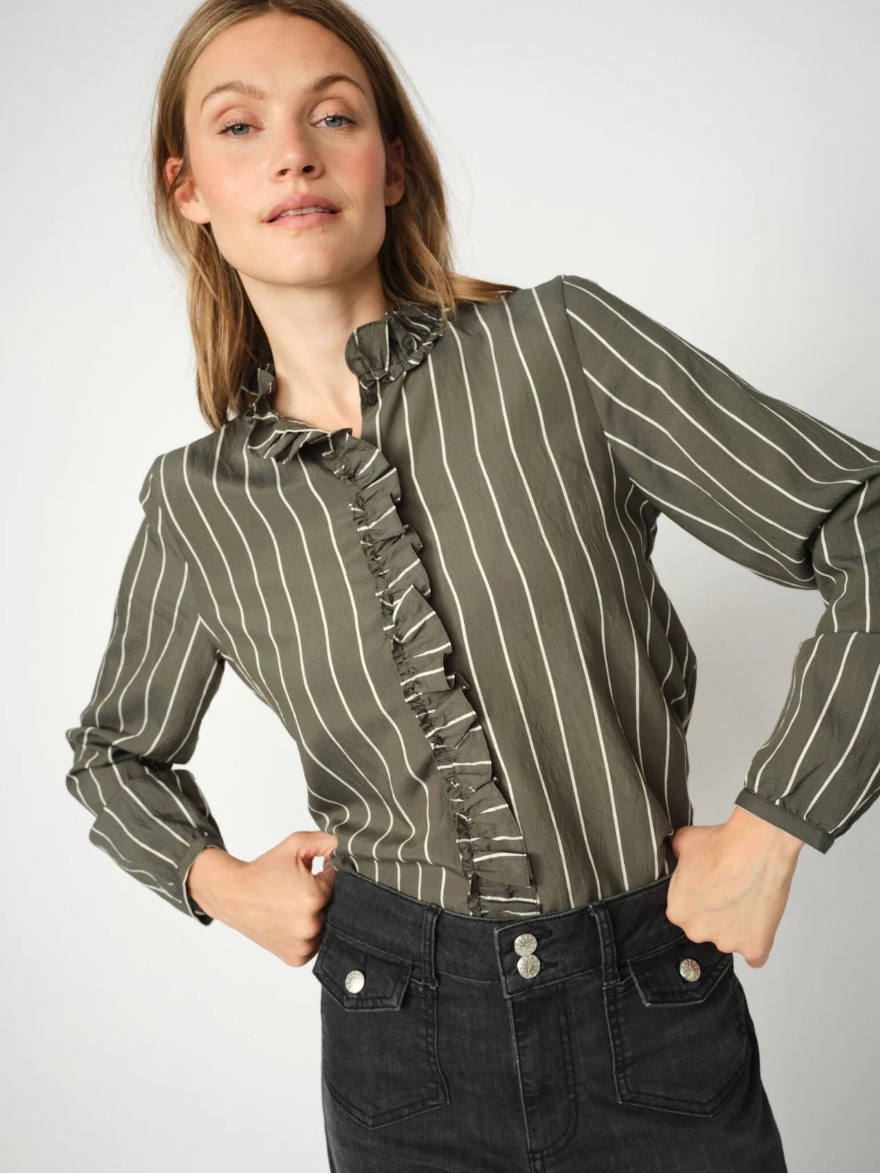 Mos Mosh Billy Urban Chic Stripe Shirt