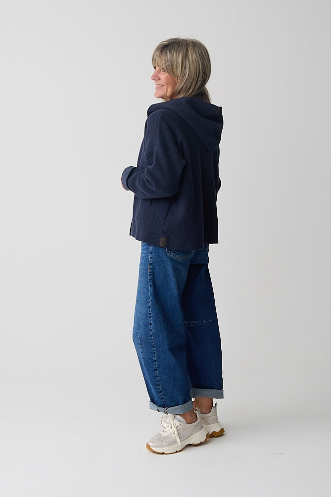 HS Evening Blue Sporty Cardigan