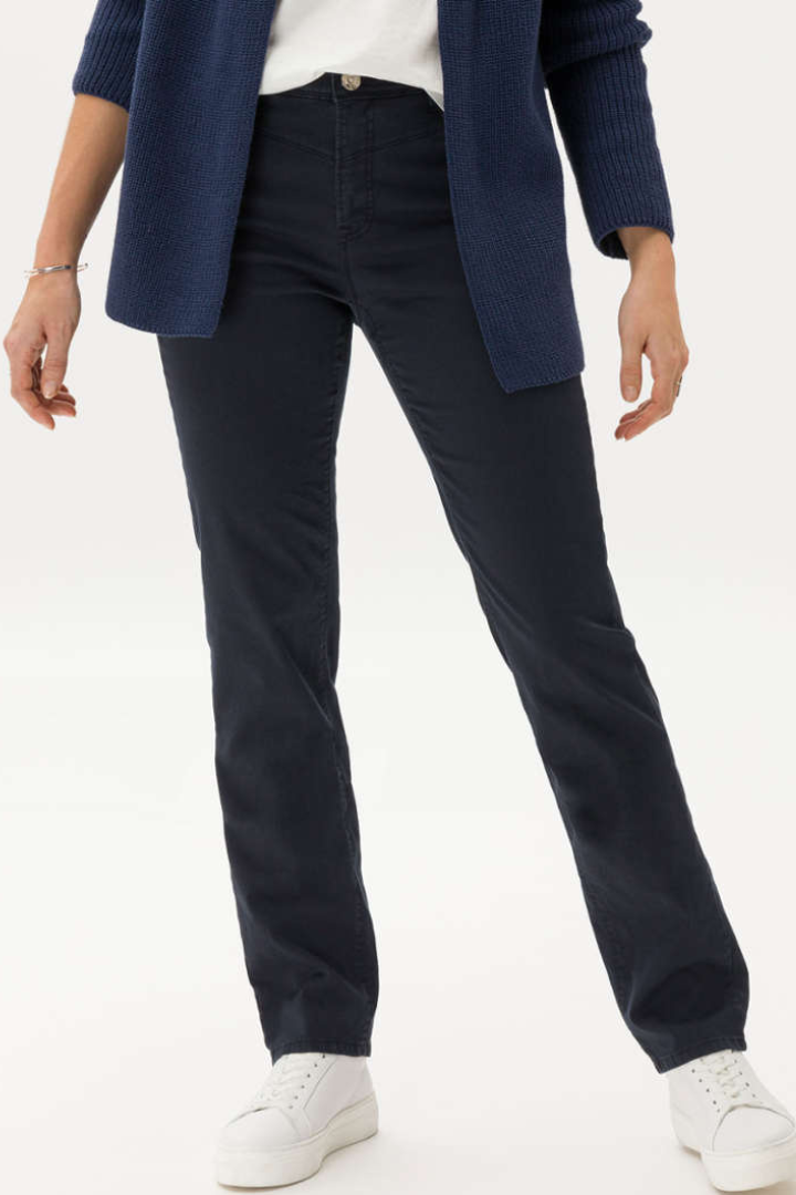 Brax Mary Perma Blue Trousers – Jude Law Boutique