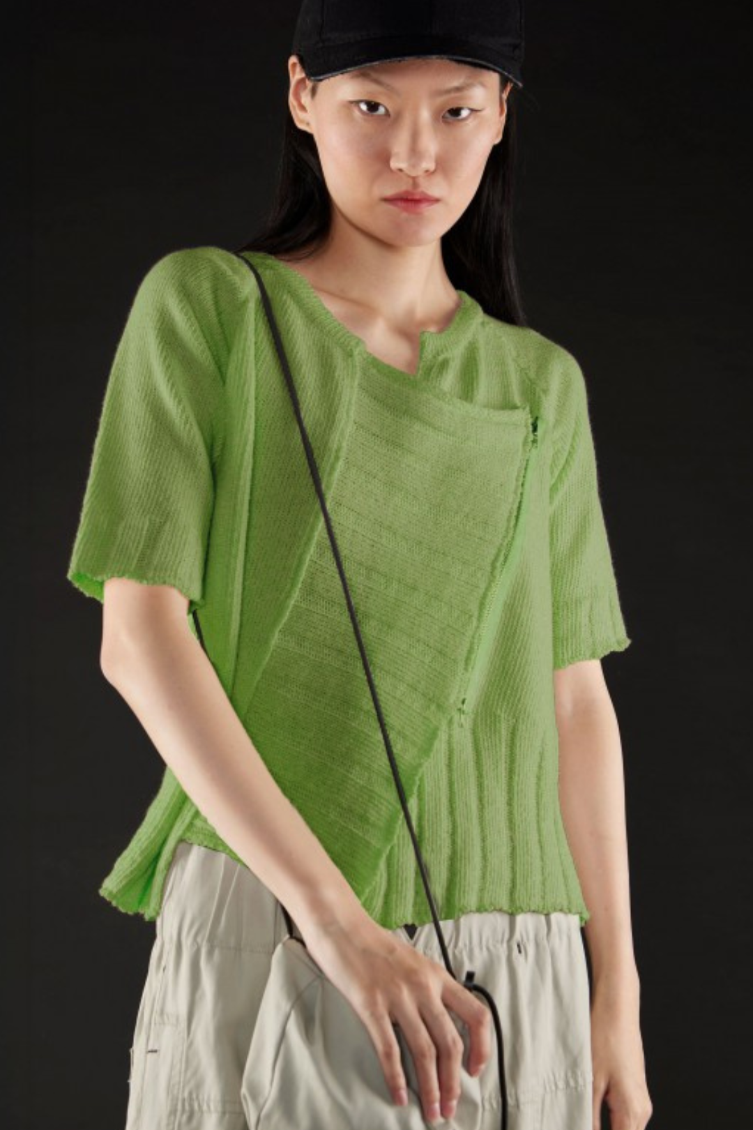 Lurdes Bergada Pistachio Cardigan