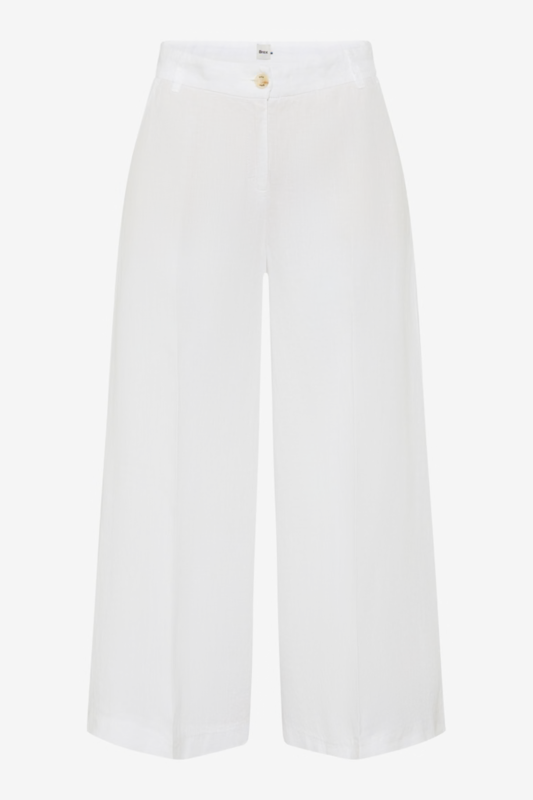 Brax Melli White Linen Wide Culotte