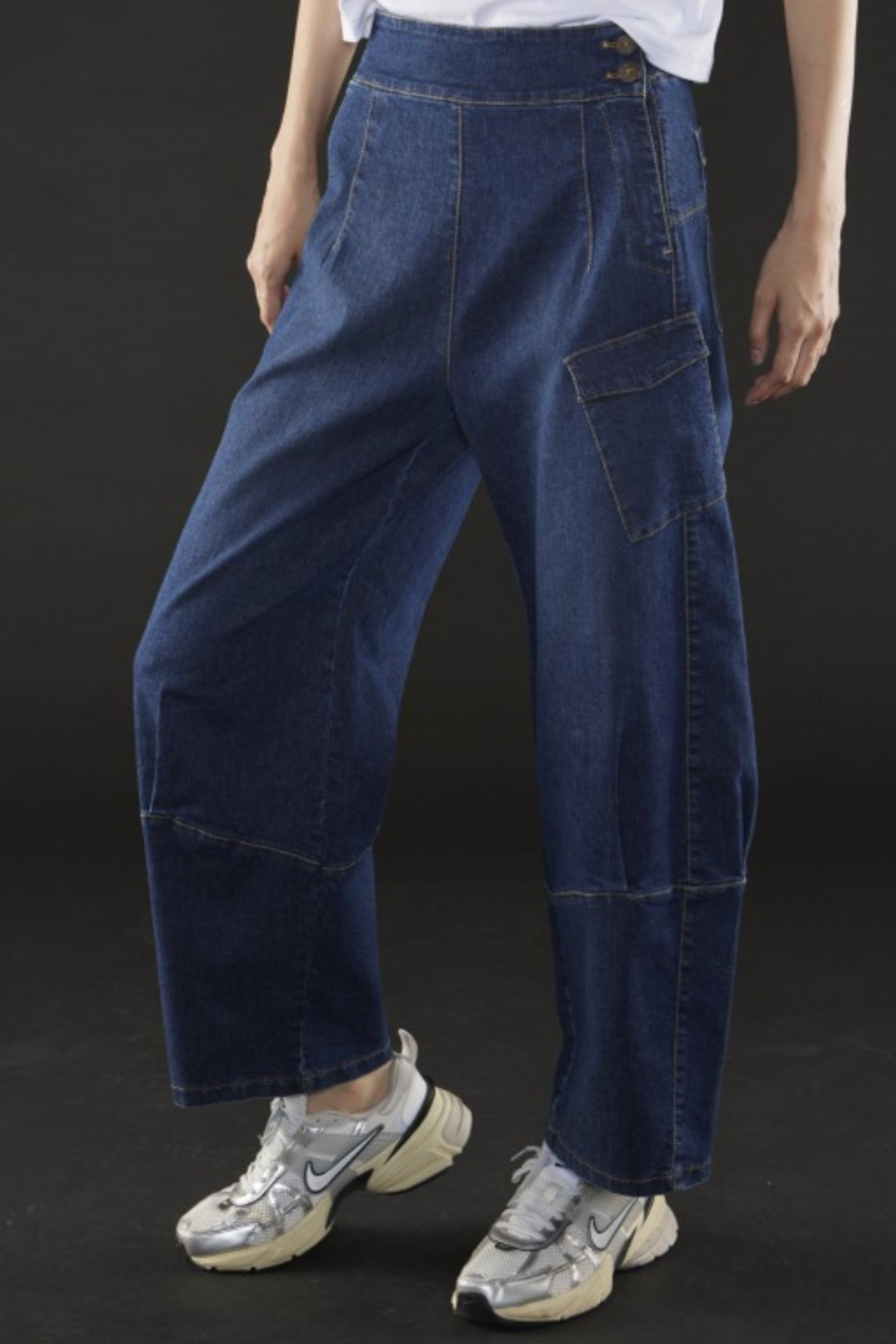 Lurdes Bergada Blue High Waisted Jeans