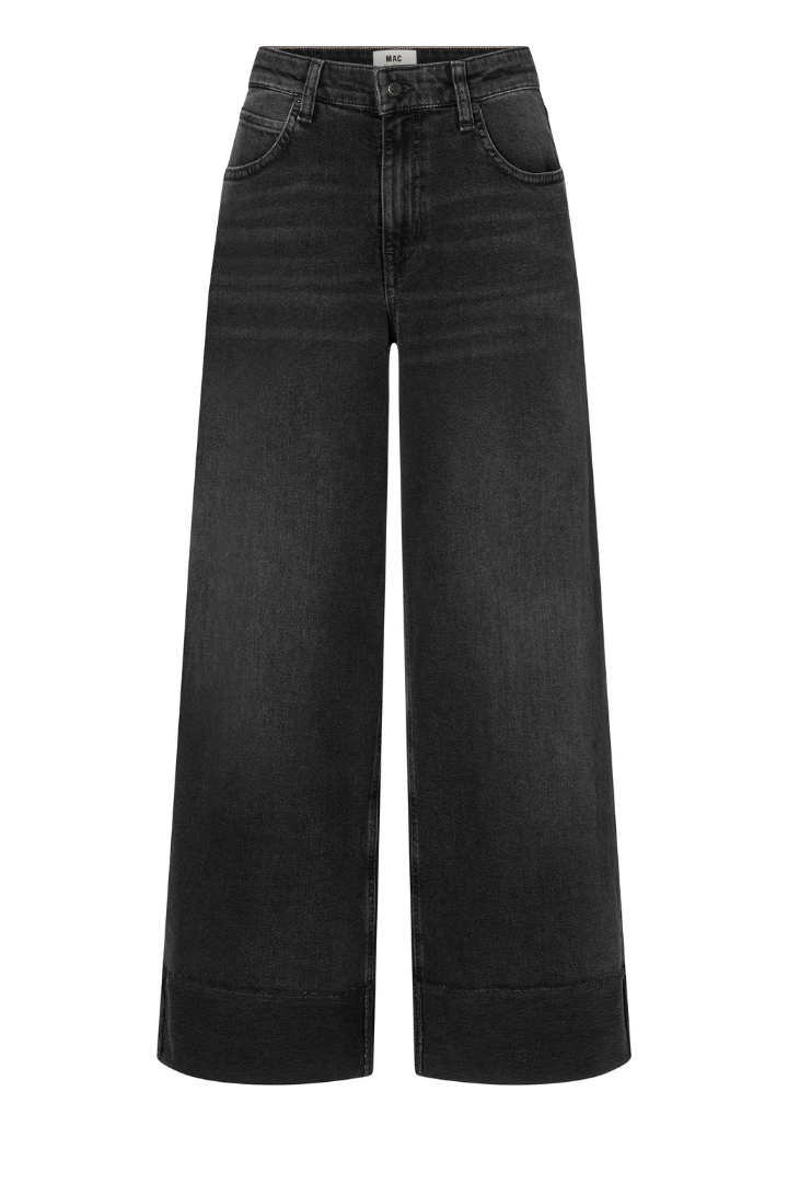 Mac Nevada Superwide Urban Black Jeans
