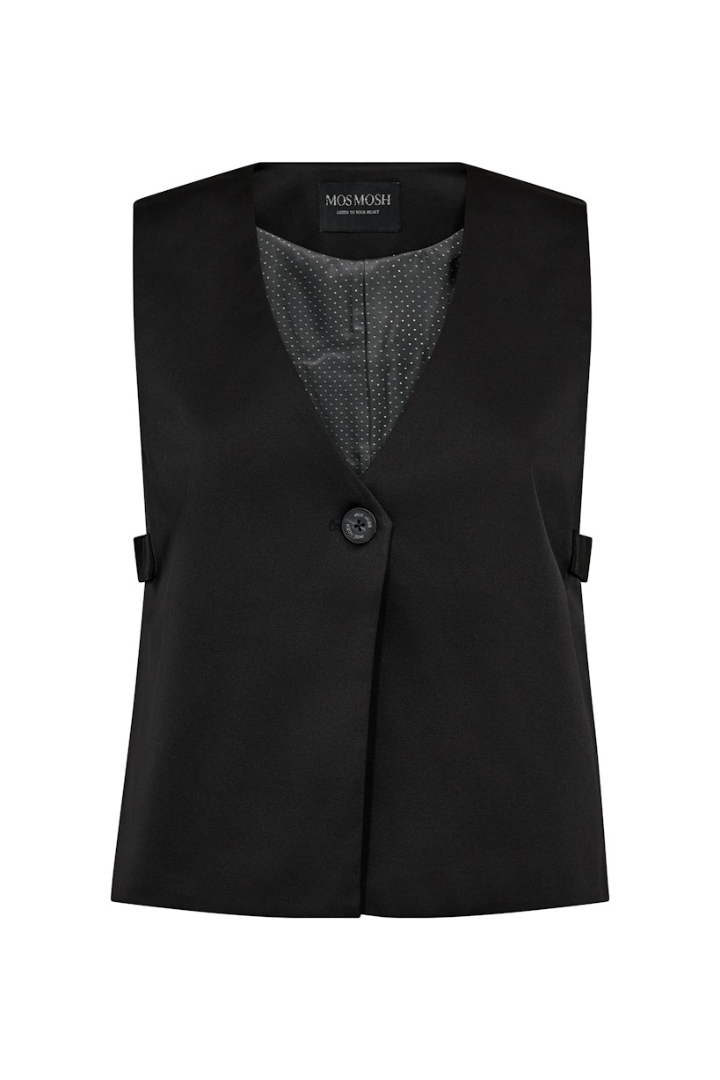 Mos Mosh Yrea Irin Black Slipover Top