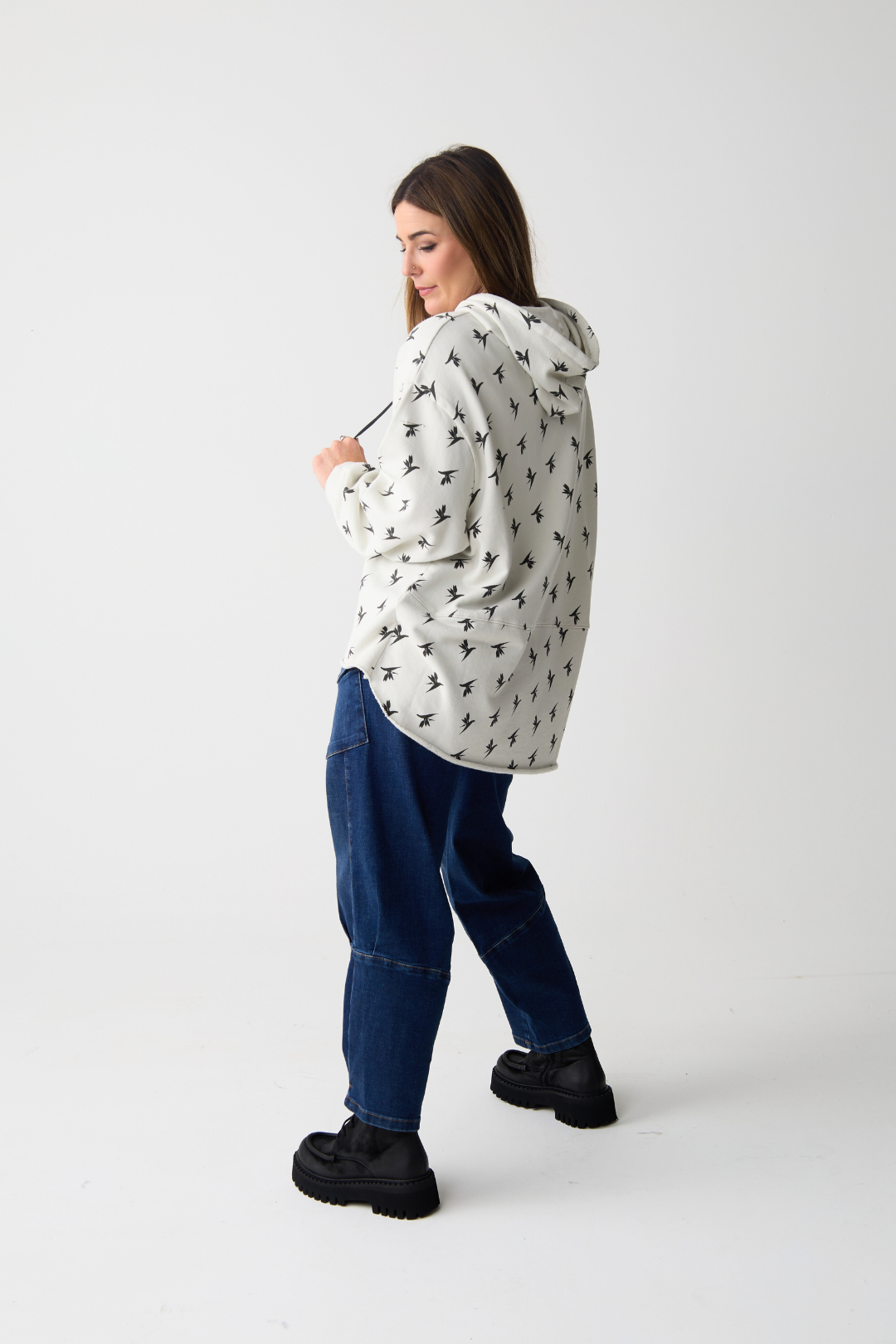 Lurdes Bergada Off-White Print Hoodie