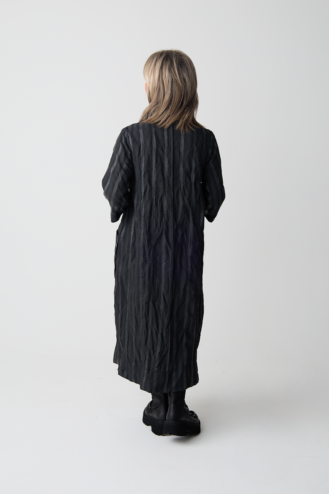 Ozai n Ku Black Stripe Dress