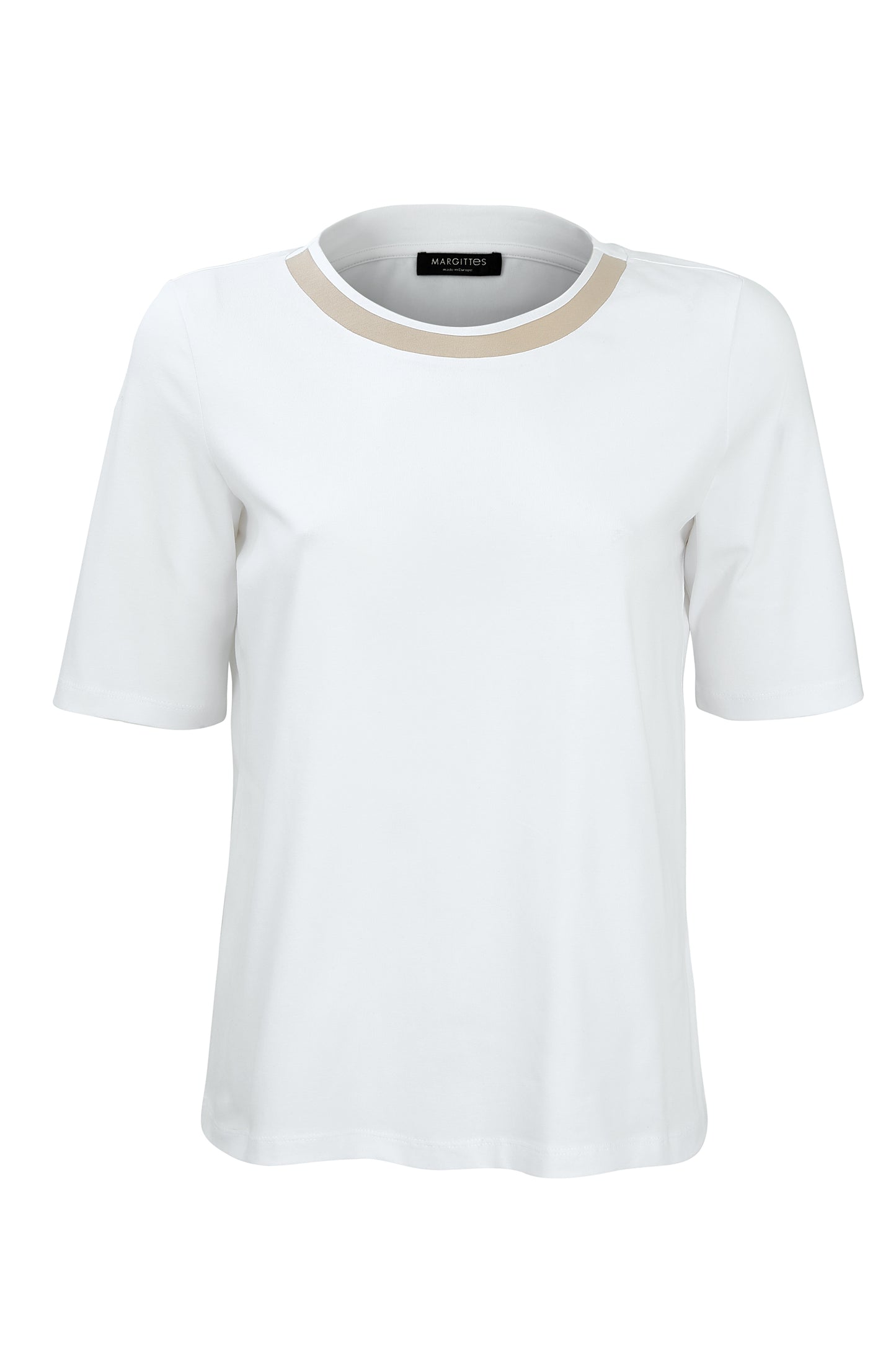 Margittes White/Taupe T-Shirt