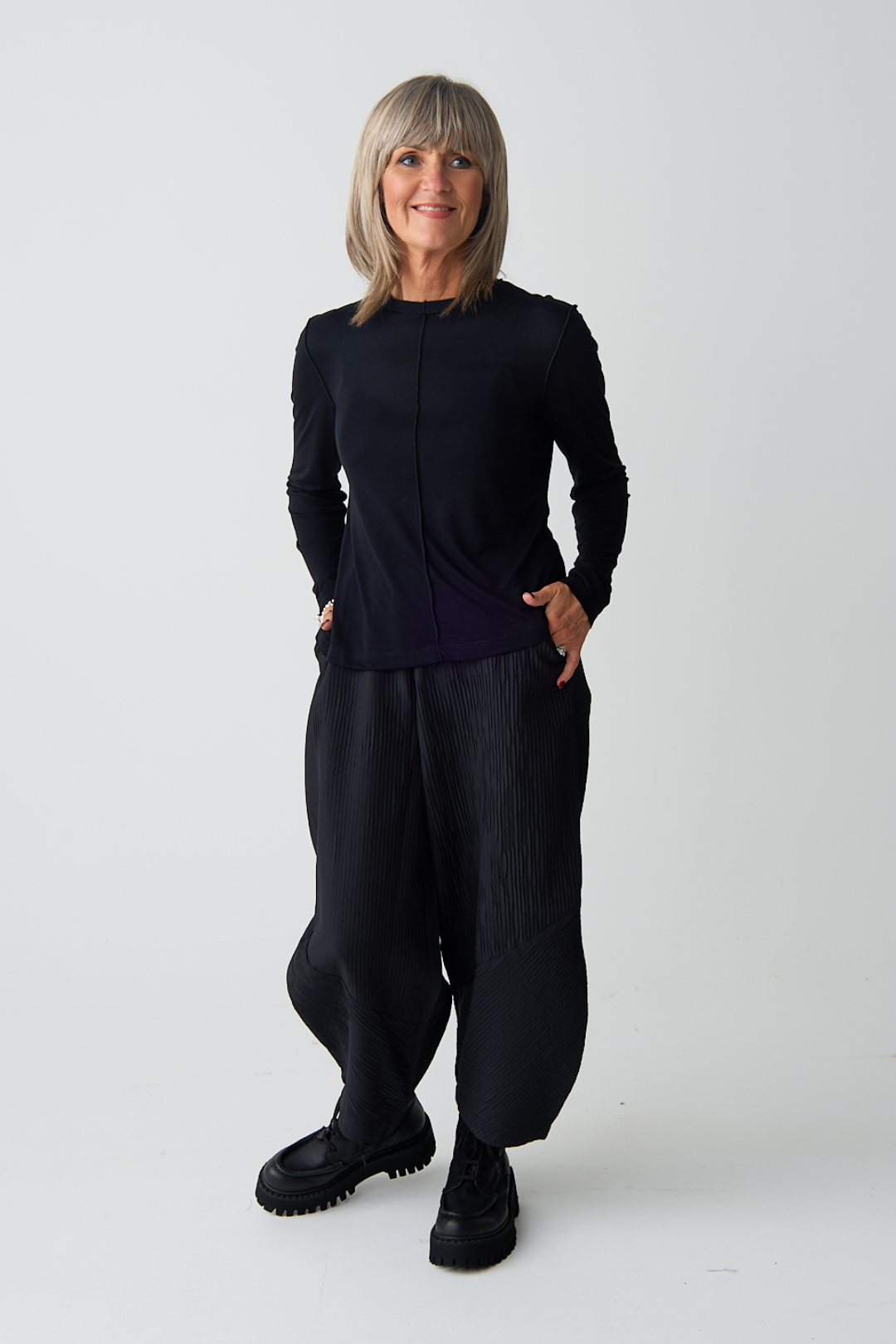 Ozai n Ku Black LS Top