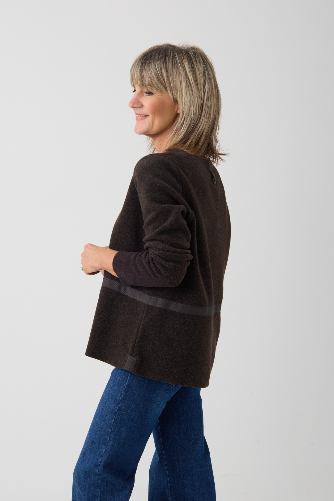 HS Chocolate Jumper w/Band at Waist