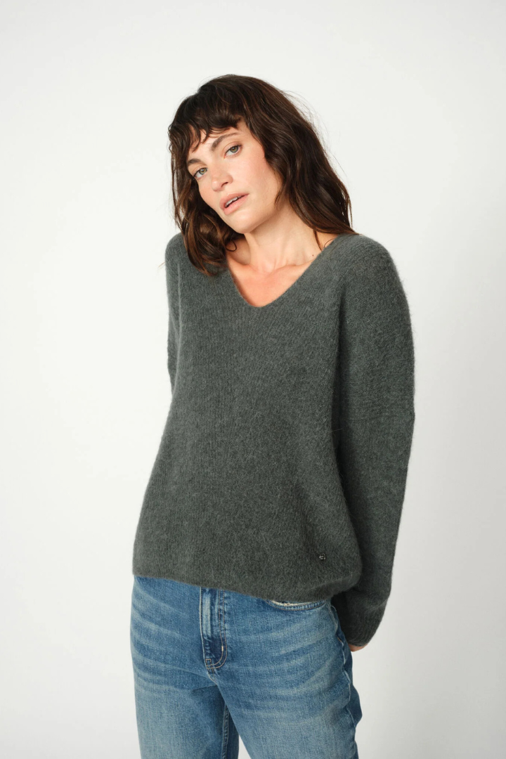 Mos Mosh Thora Urban Chic V-Neck Knit