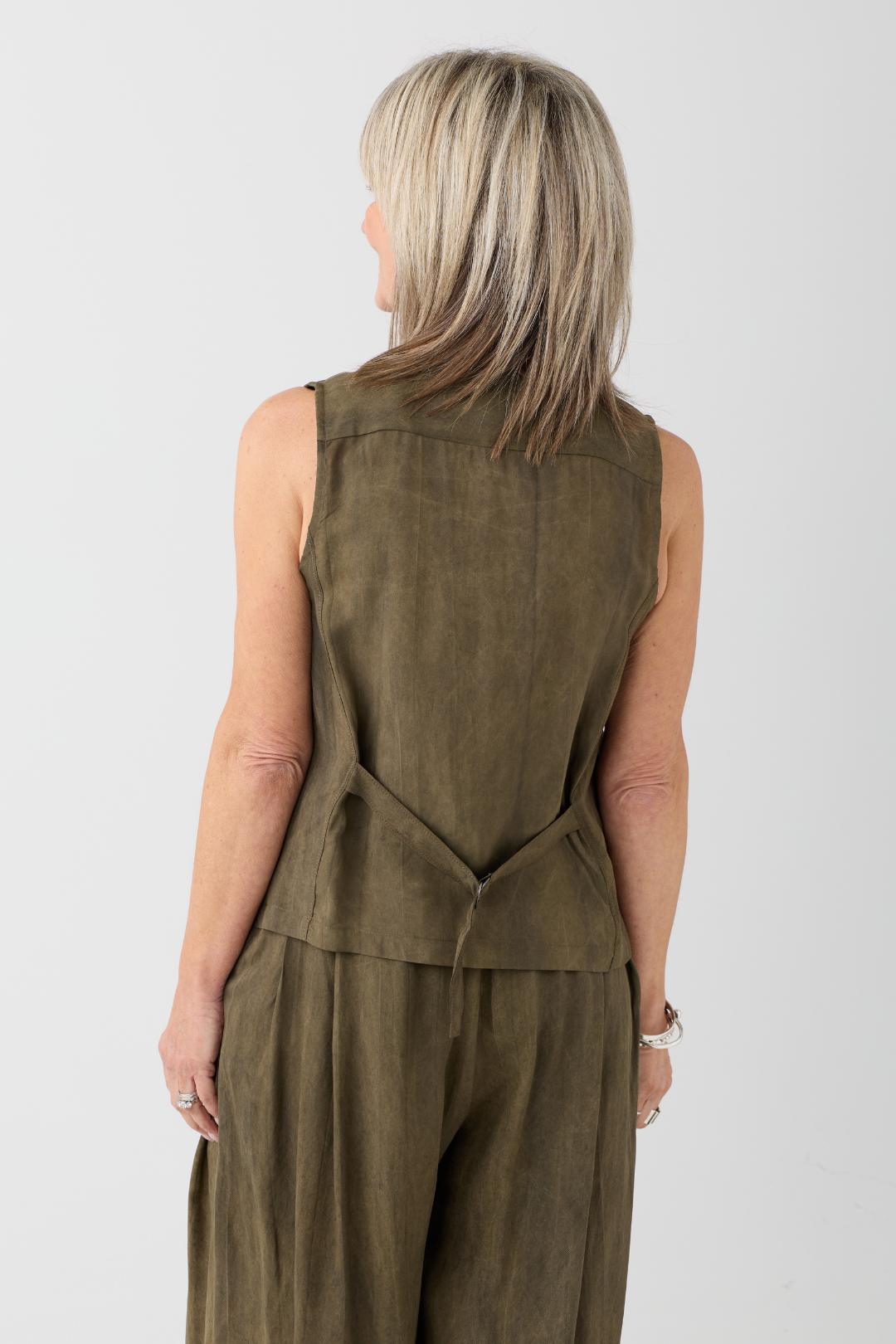 el2 Dark Olive Waistcoat 2080