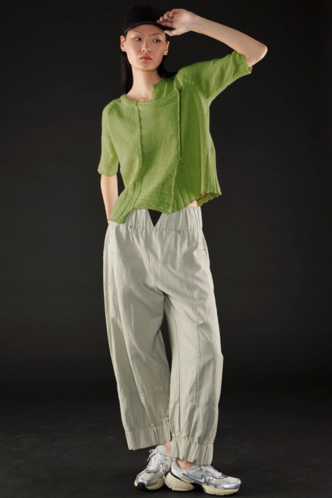 Lurdes Bergada Pistachio Cardigan