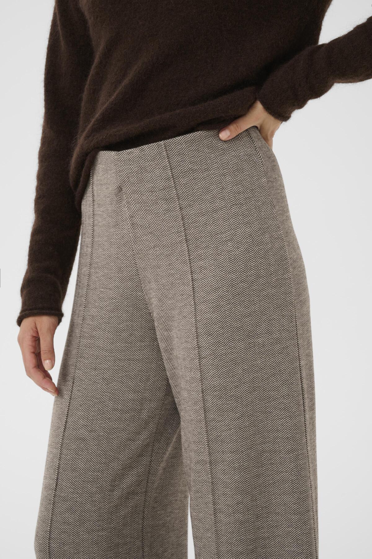 Part Two Ilisan Garnache Herringbone Trouser