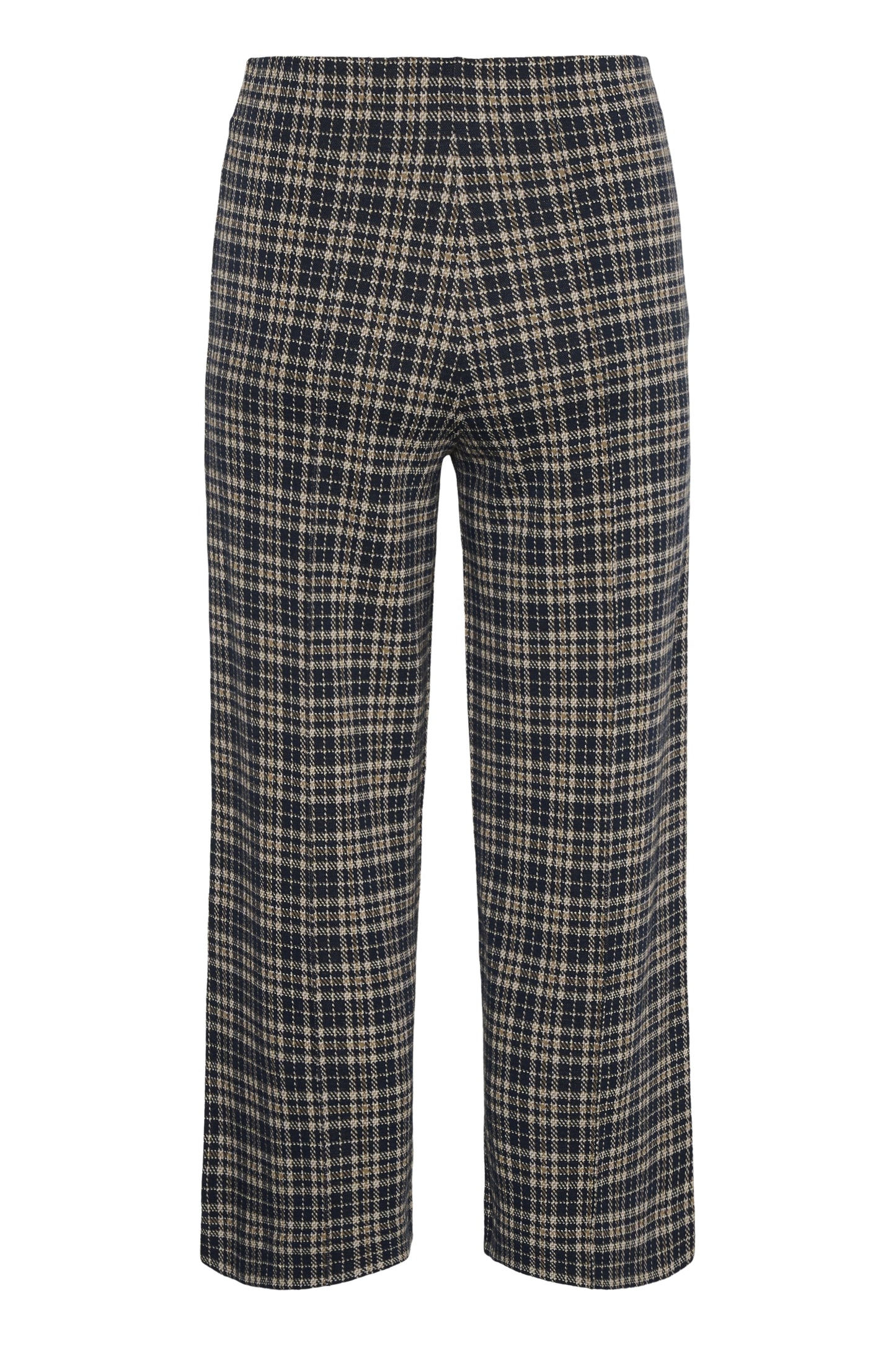 Part Two Ilisan Dark Navy Check Trouser