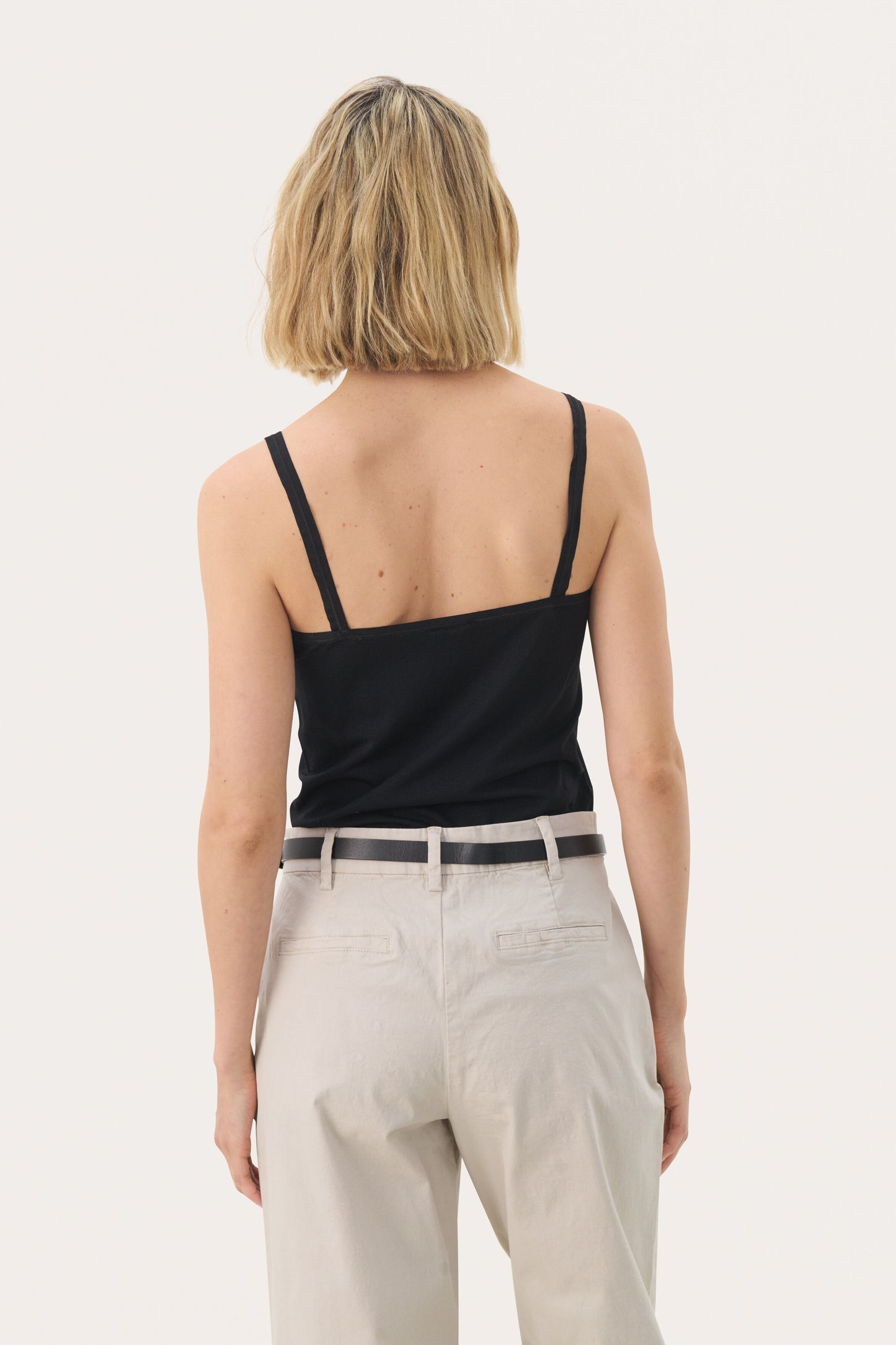 Part Two Hydda Black Vest Top