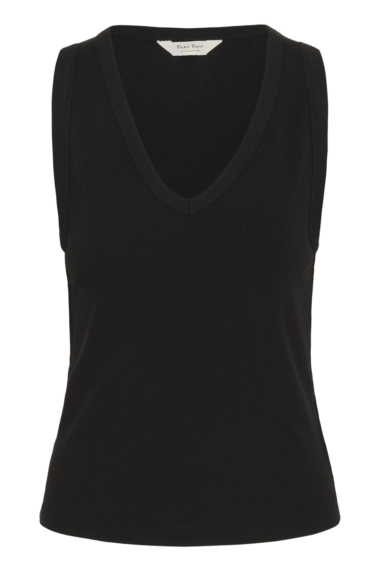 Part Two Nikkia Black Vest Top