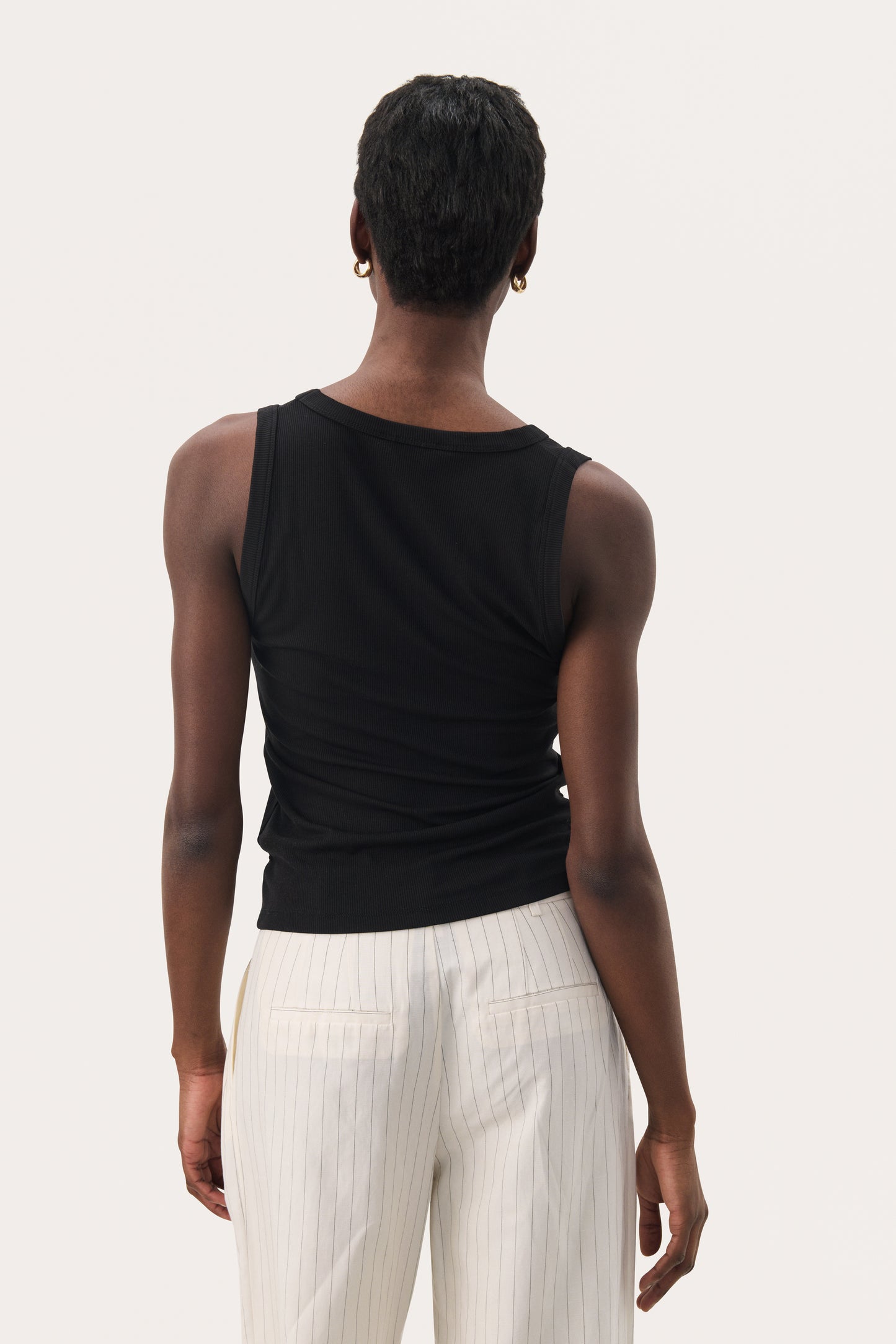 Part Two Nikkia Black Vest Top