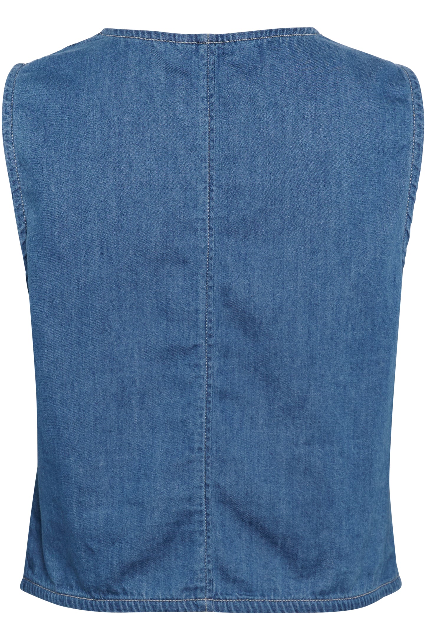 Part Two Raisa Light Blue Denim Waistcoat