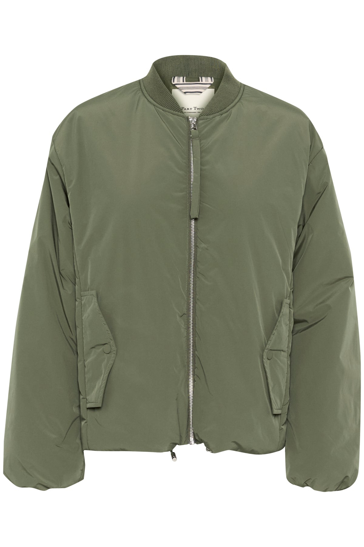 Part Two Sari Grape Leaf Zip Up Jacket
