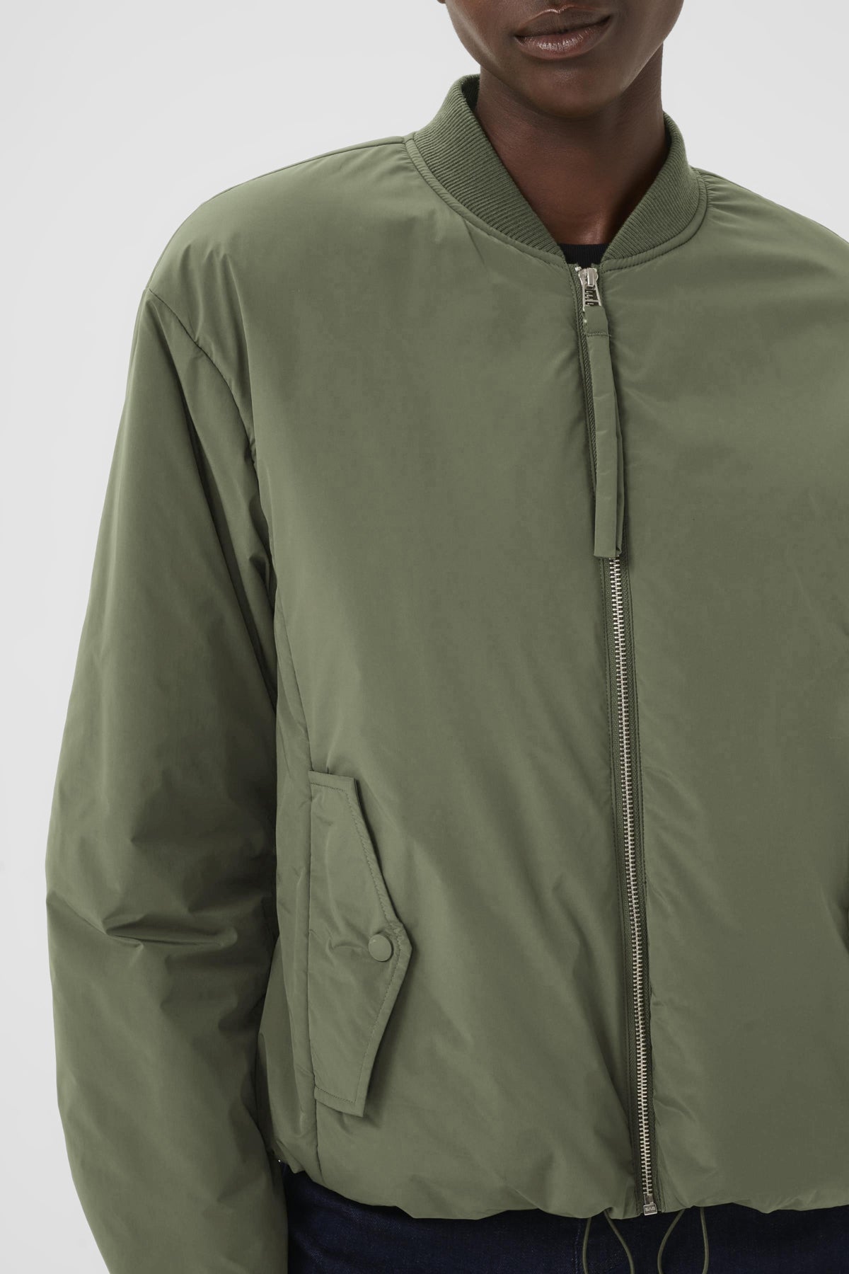 Part Two Sari Grape Leaf Zip Up Jacket