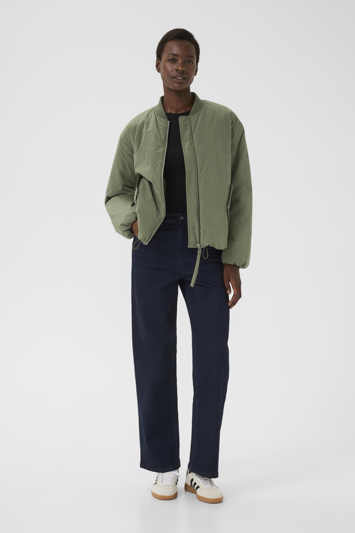 Part Two Sari Grape Leaf Zip Up Jacket