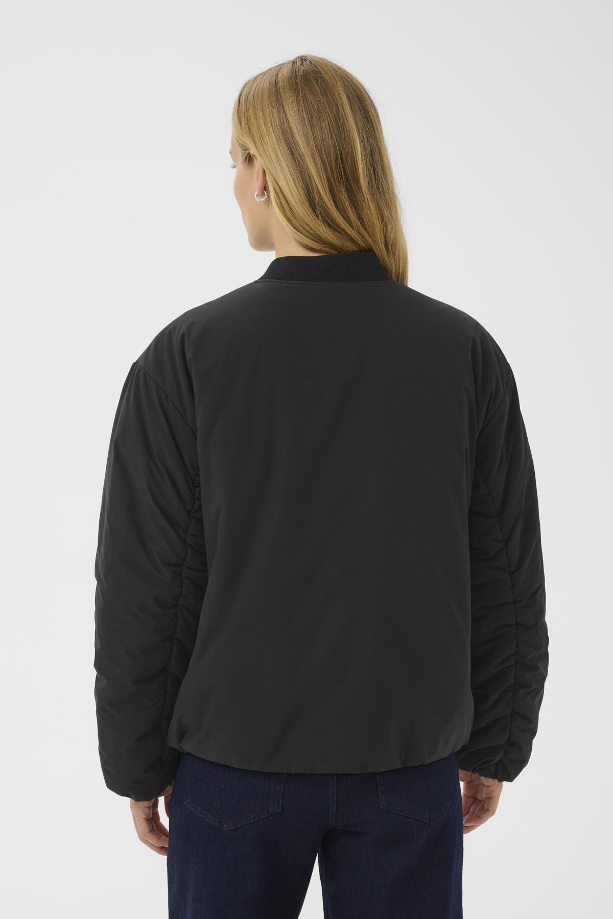 Part Two Sari Black Zip Up Jacket