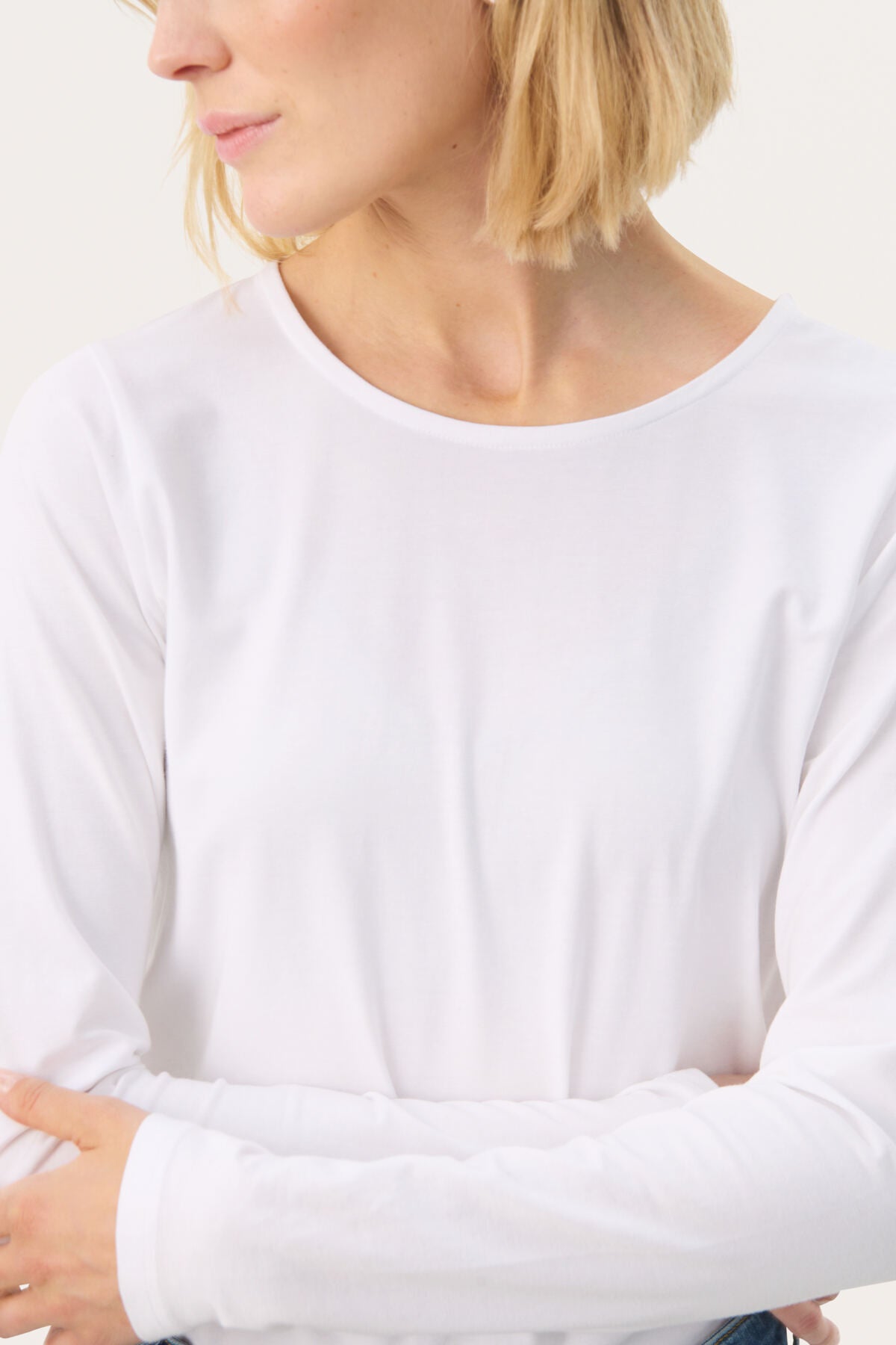 Part Two Nemajas Bright White Long Sleeve Top