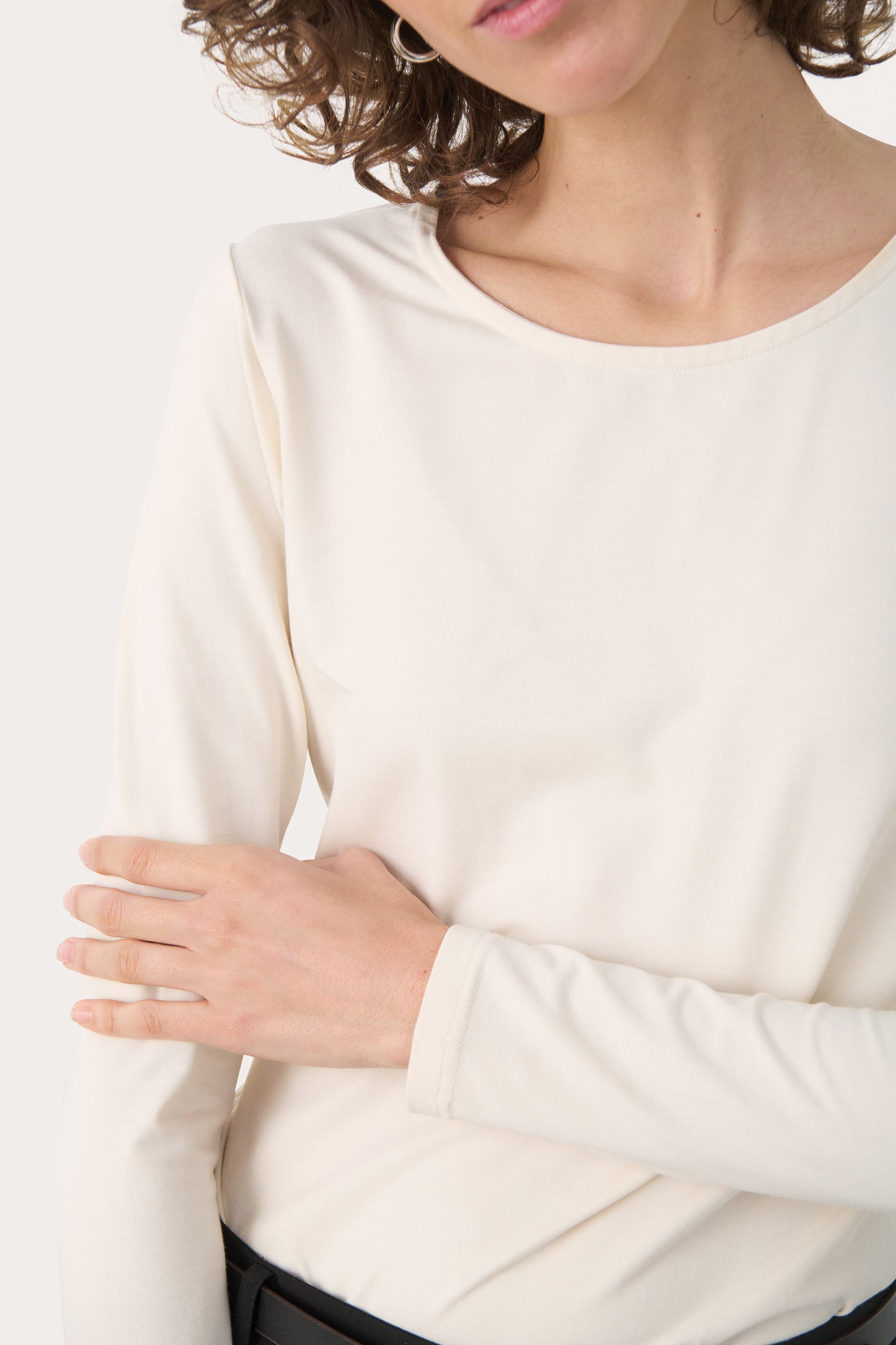 Part Two Nemajas Whitecap Gray Long Sleeve Top