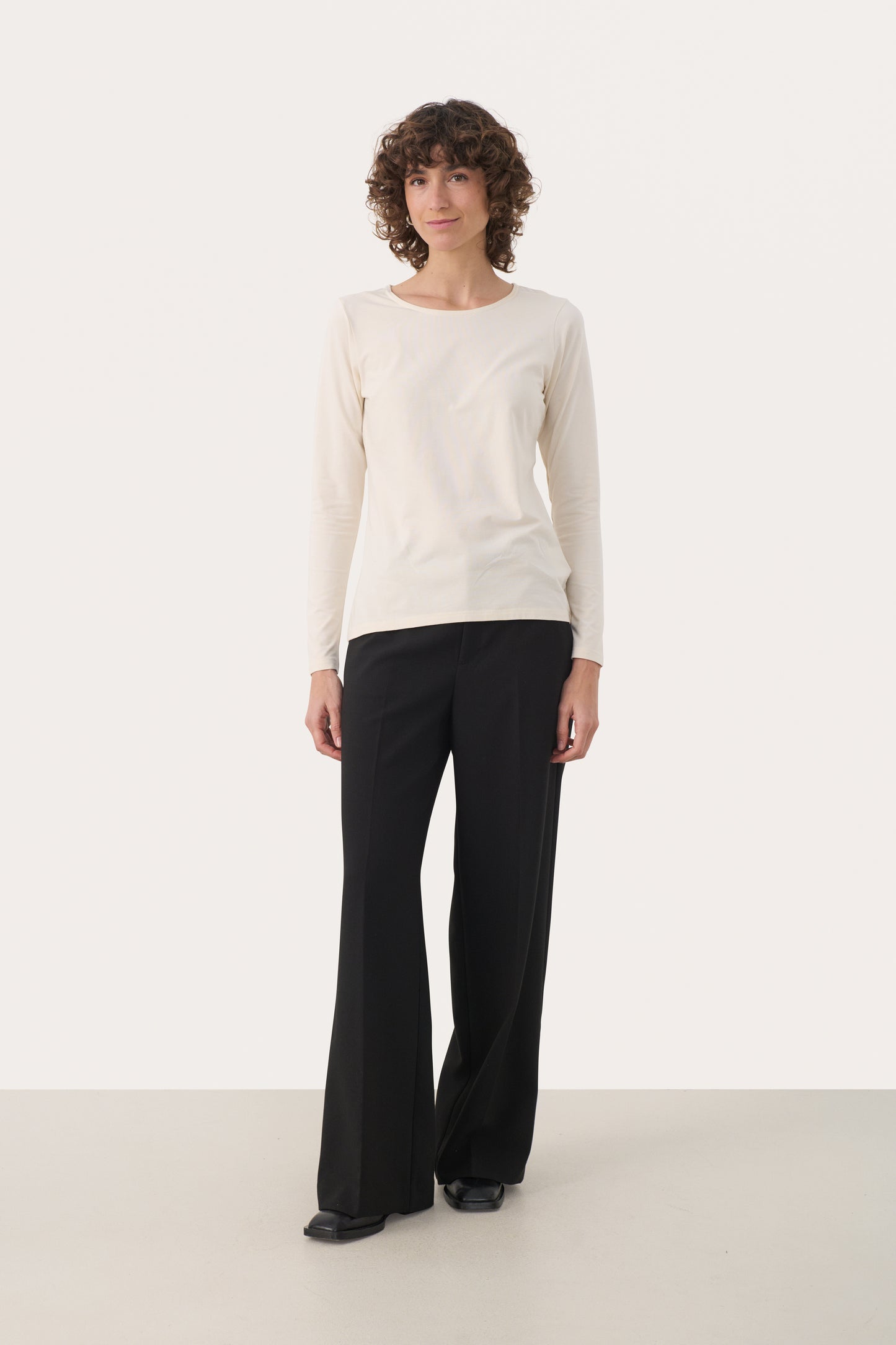 Part Two Nemajas Whitecap Gray Long Sleeve Top