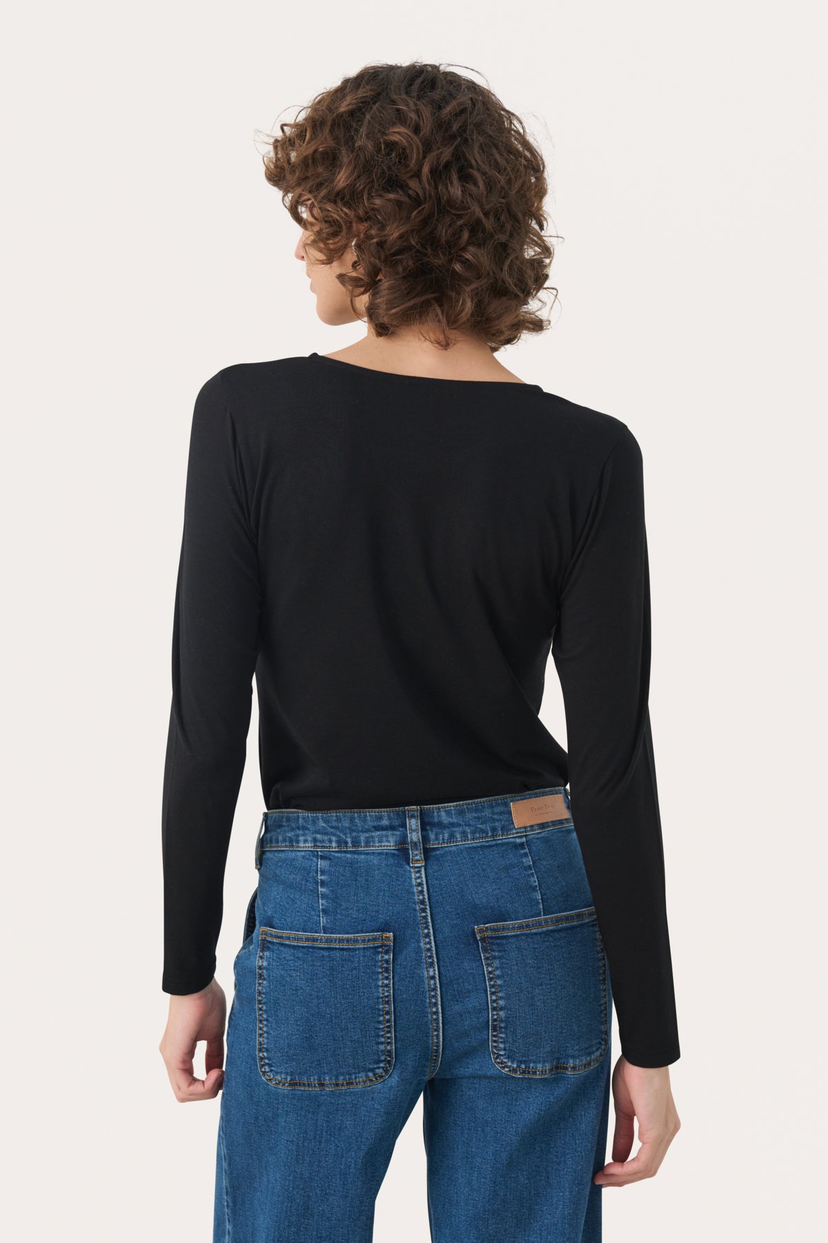 Part Two Nemajas Black Long Sleeve Top