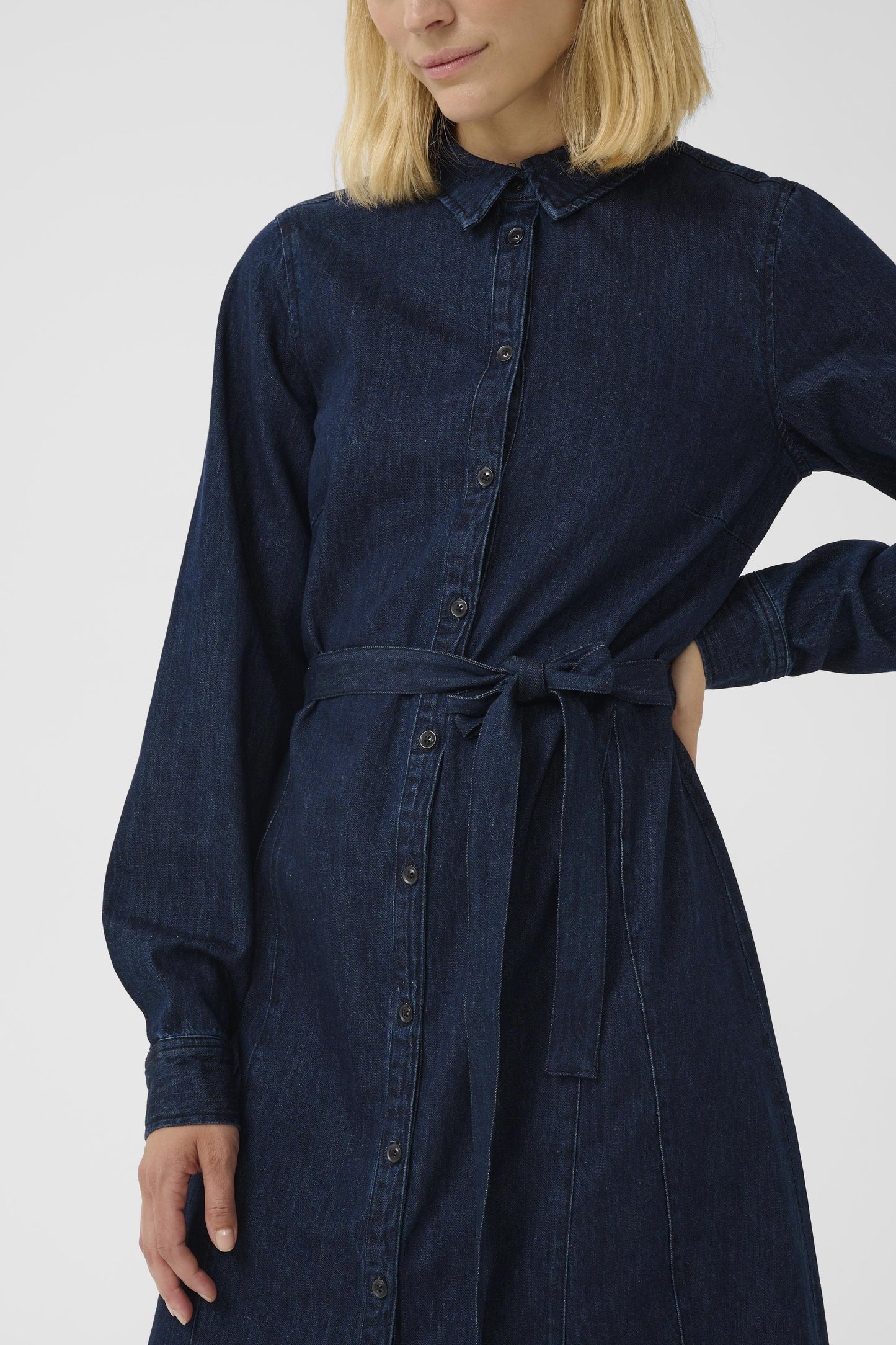 Part Two Esilyas Rinse Blue Denim Dress