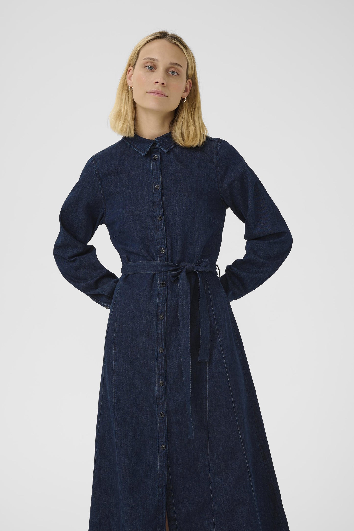 Part Two Esilyas Rinse Blue Denim Dress