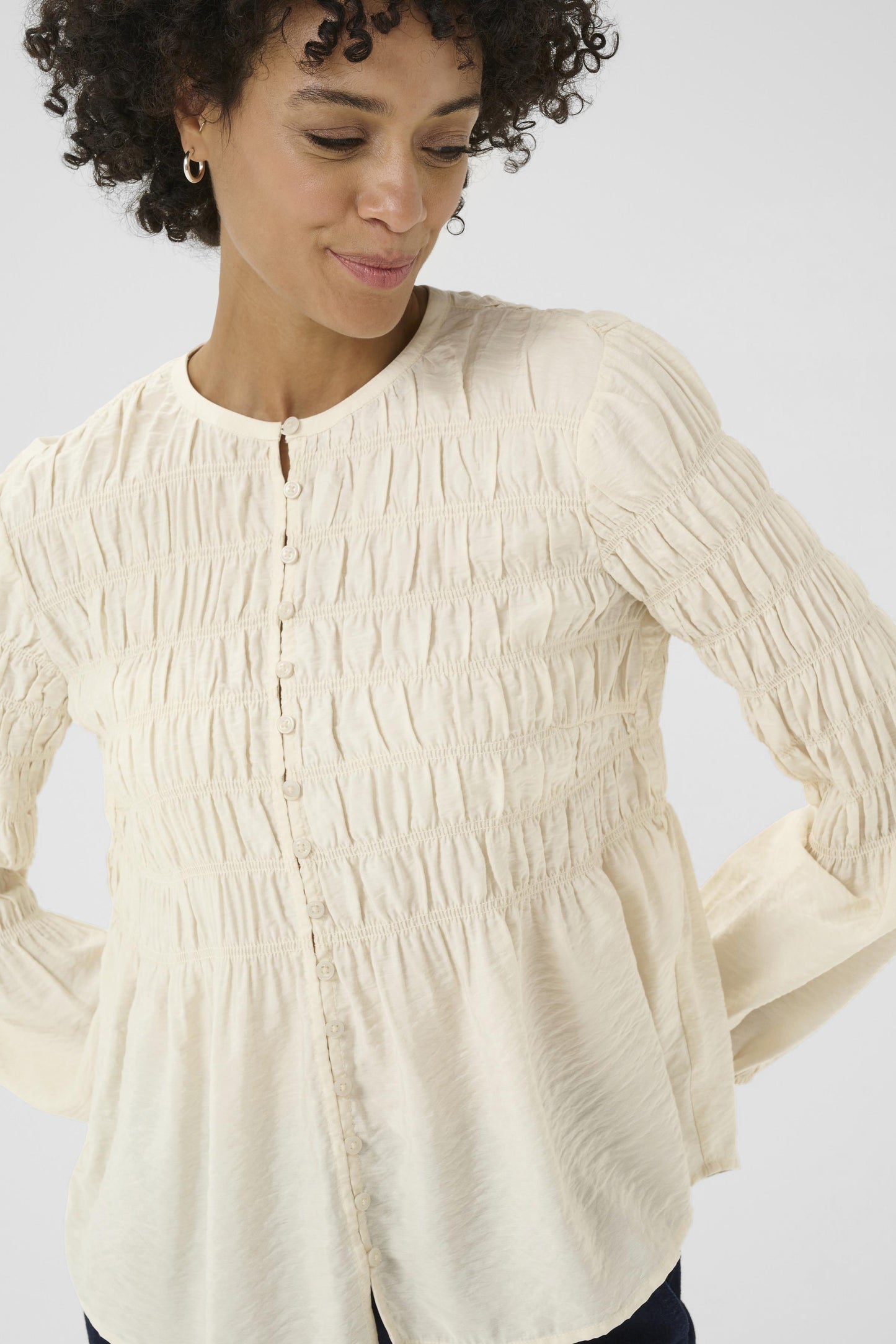 Part Two Siffe Eggnog Blouse