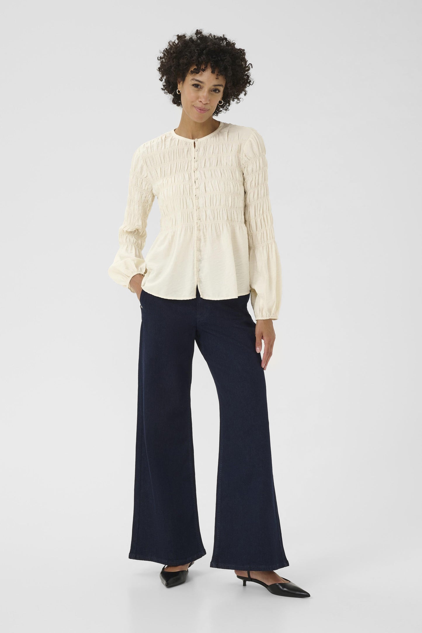 Part Two Siffe Eggnog Blouse