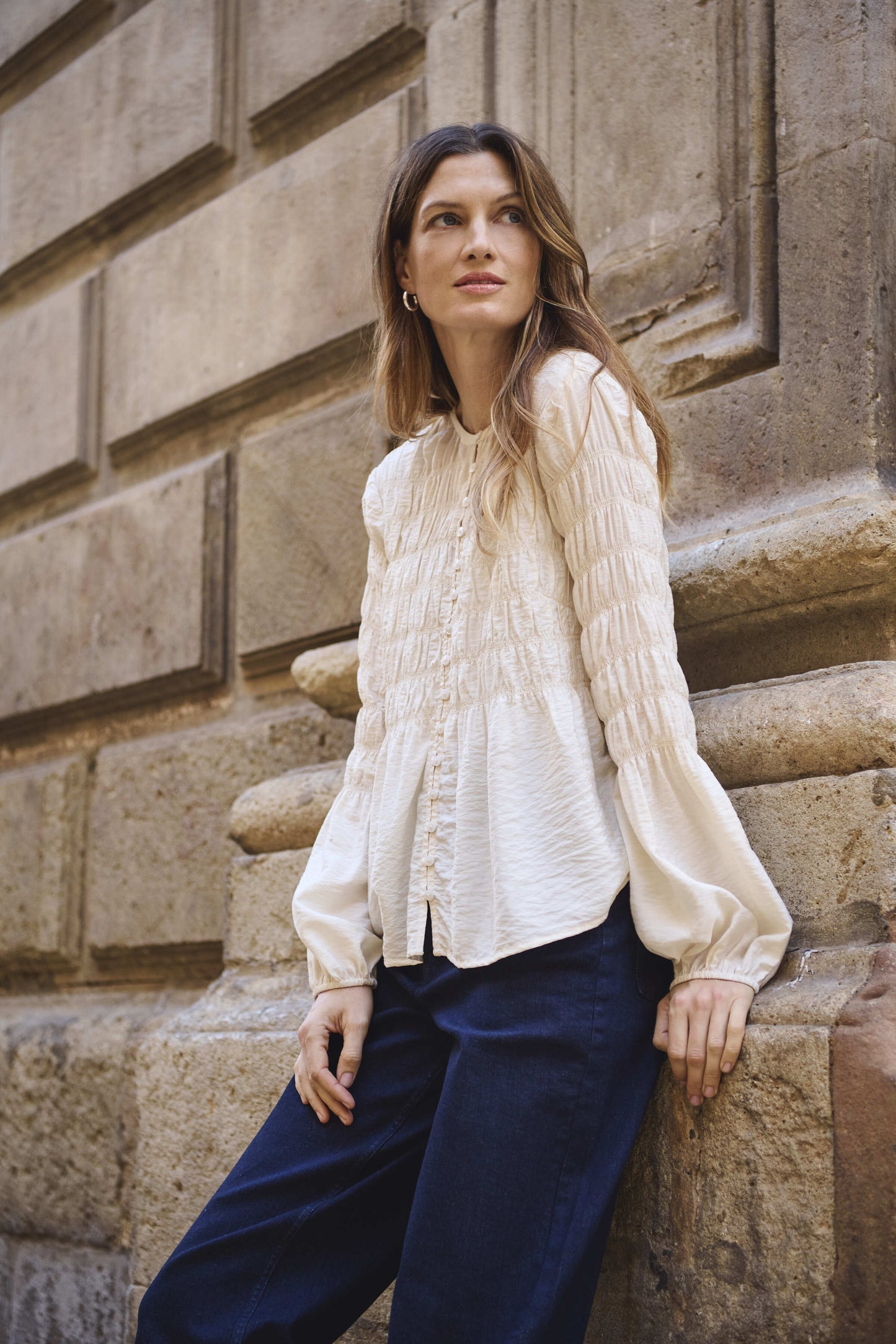 Part Two Siffe Eggnog Blouse