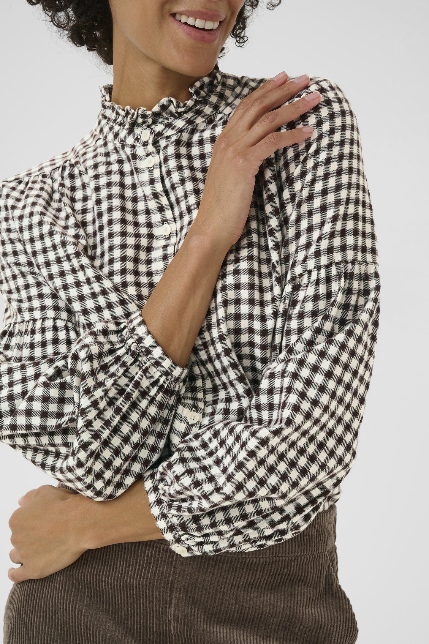 Part Two Samilla Ganache Check Shirt