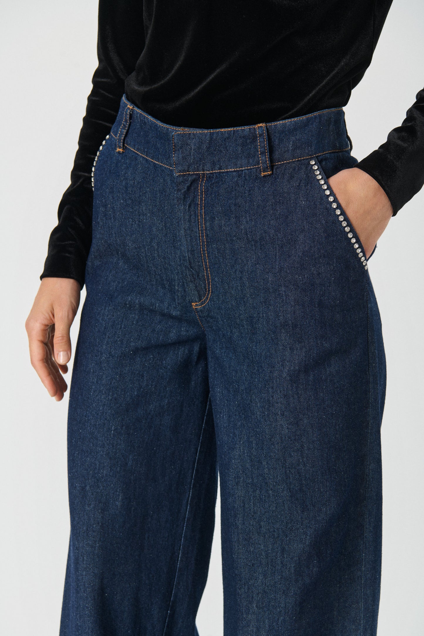 Part Two Ursula Rinse Blue Denim Jeans