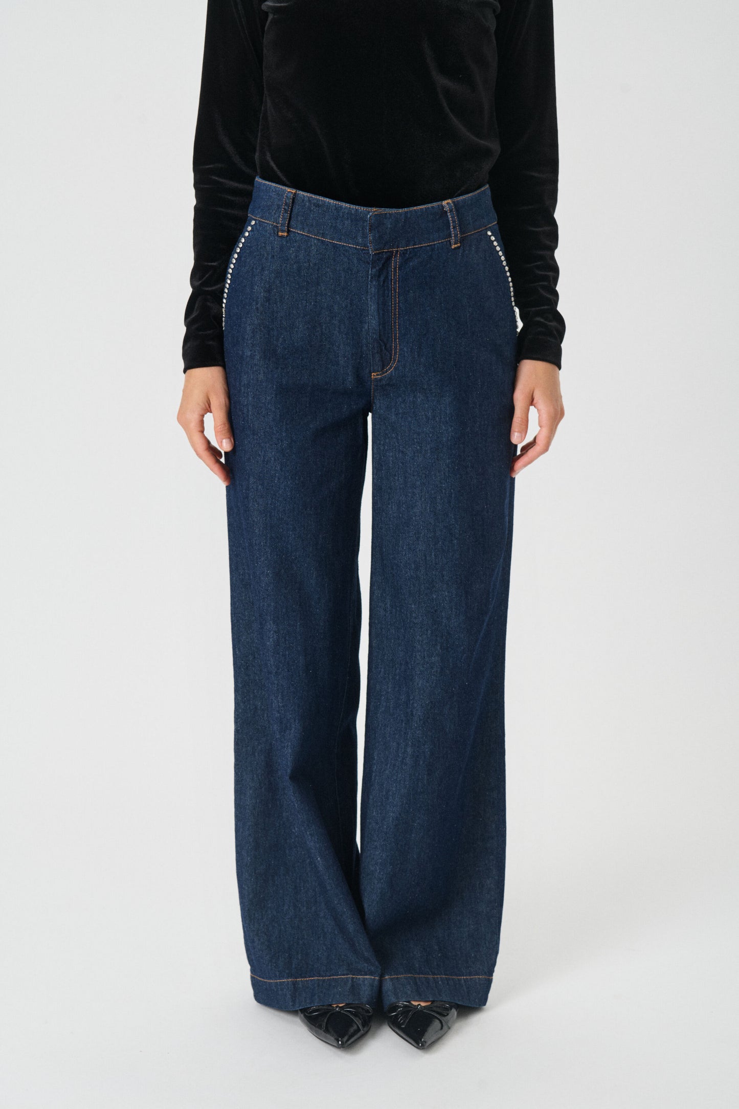 Part Two Ursula Rinse Blue Denim Jeans
