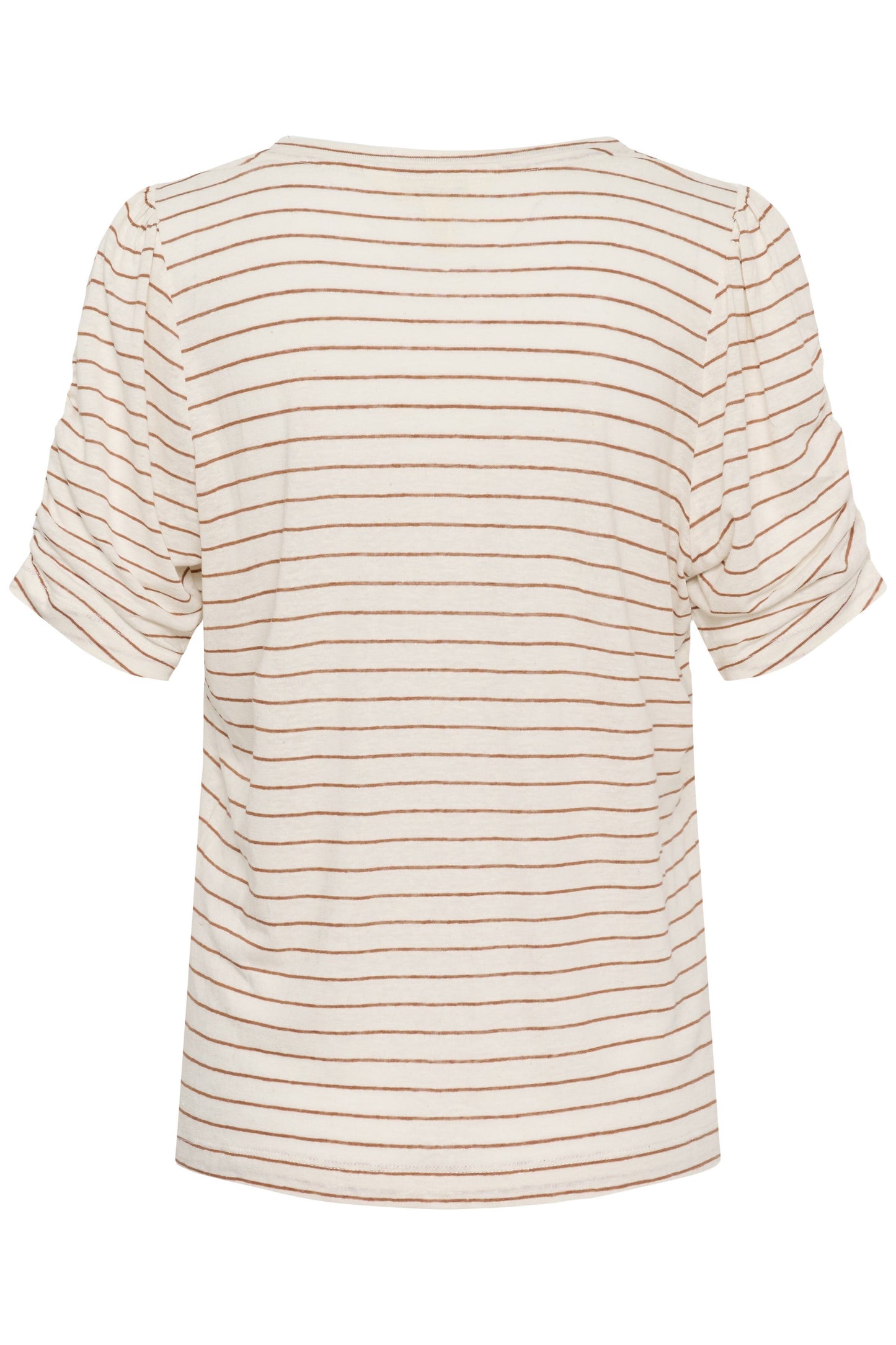Part Two Brizette Brown Stripe Knit T-Shirt