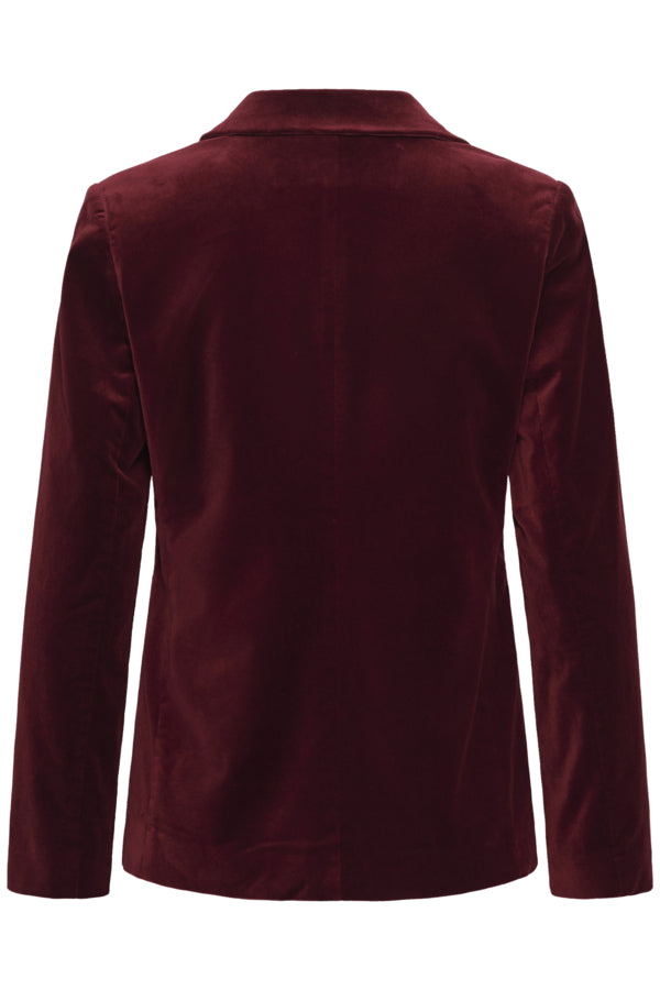 Part Two Dahlia Biking Red Blazer