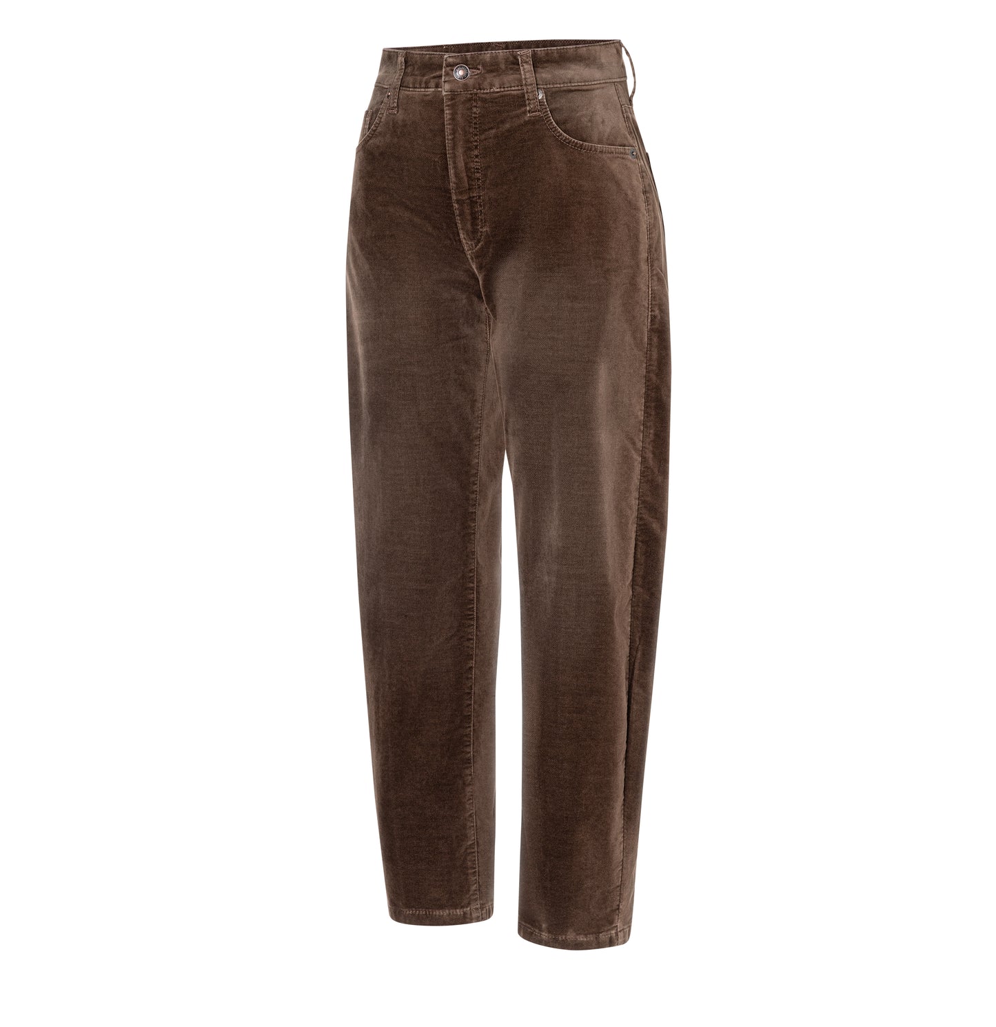 Mac Danni Fawn Brown Barrel Jeans